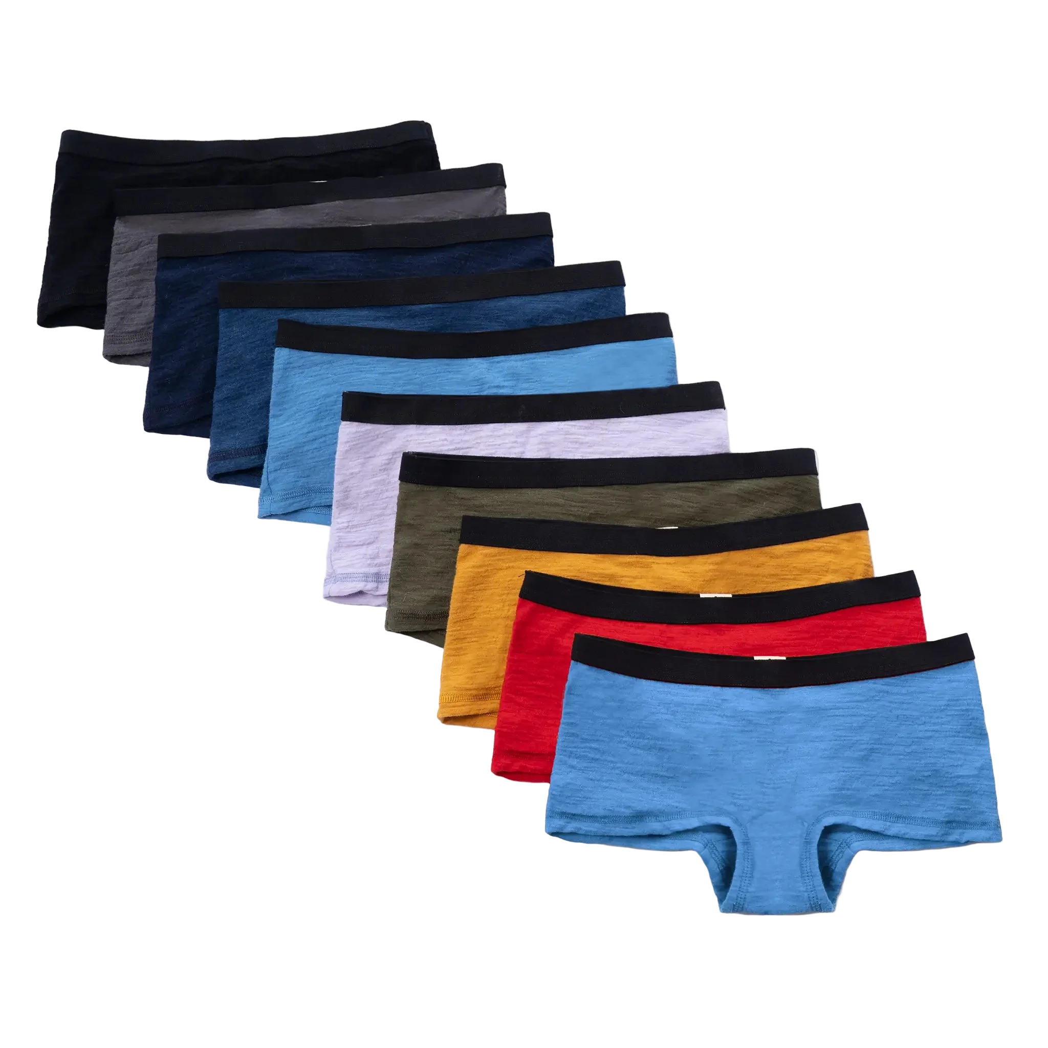 10 Pack Bundle - Women's Alpaca Wool Panties: 160 Ultralight - Image 47