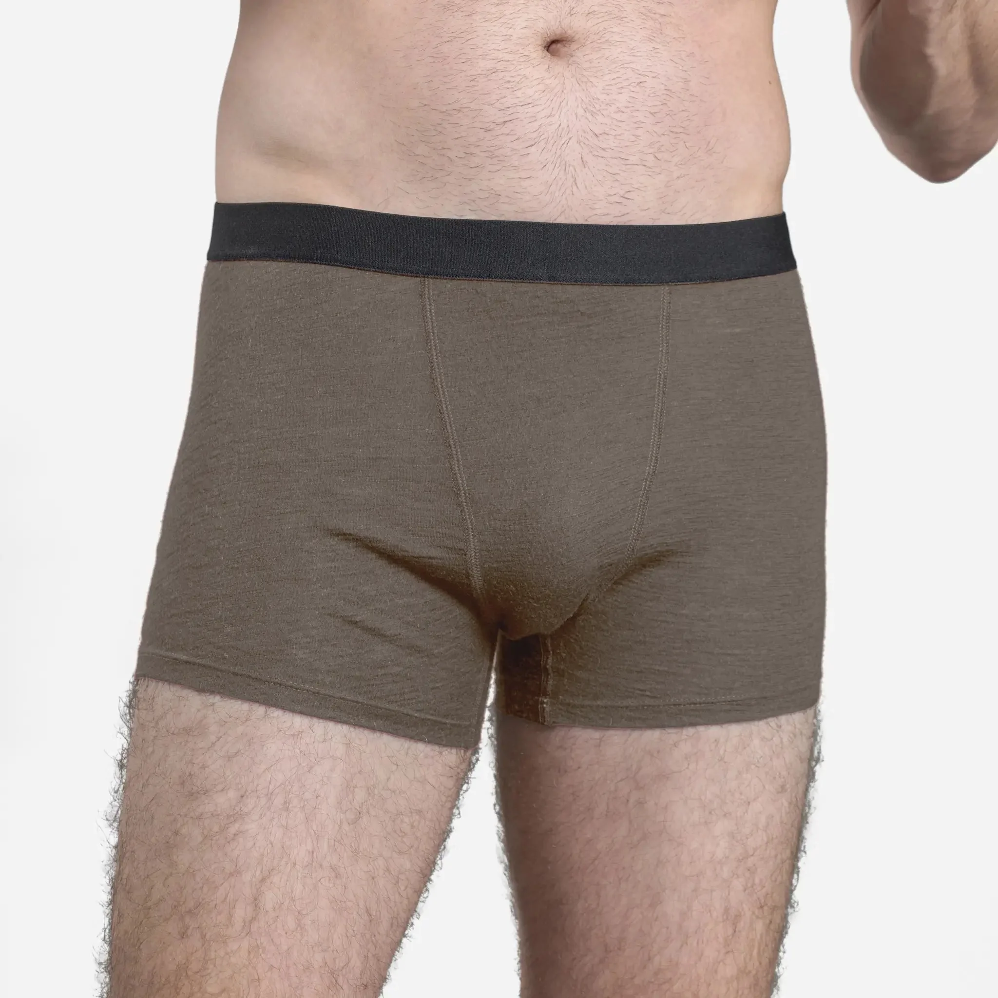 3 Pack Bundle - Men's Alpaca Wool Boxer Briefs: 160 Ultralight - Image 4