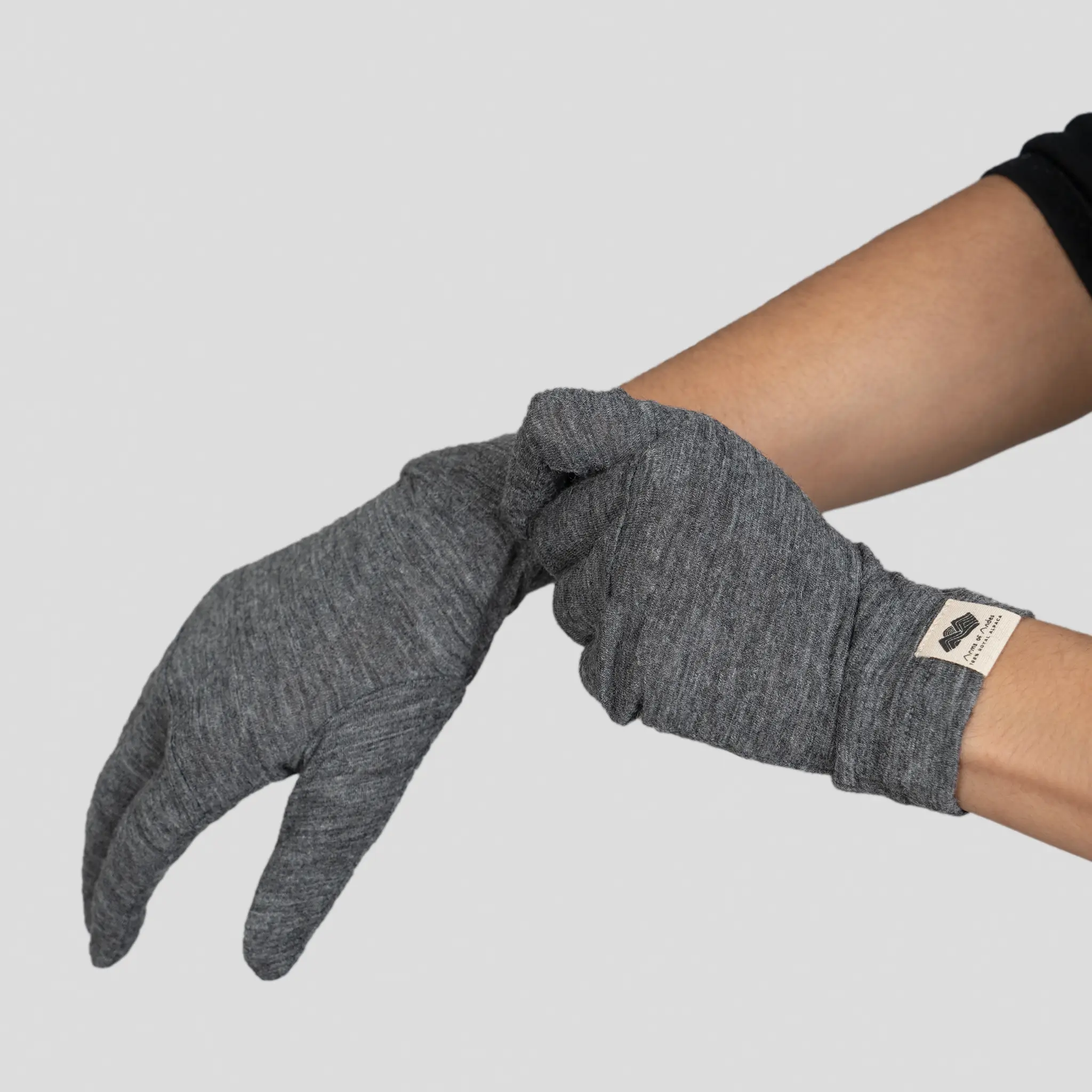 3 Pack Bundle - Unisex Alpaca Wool Glove Liners: 160 Ultralight - Image 3