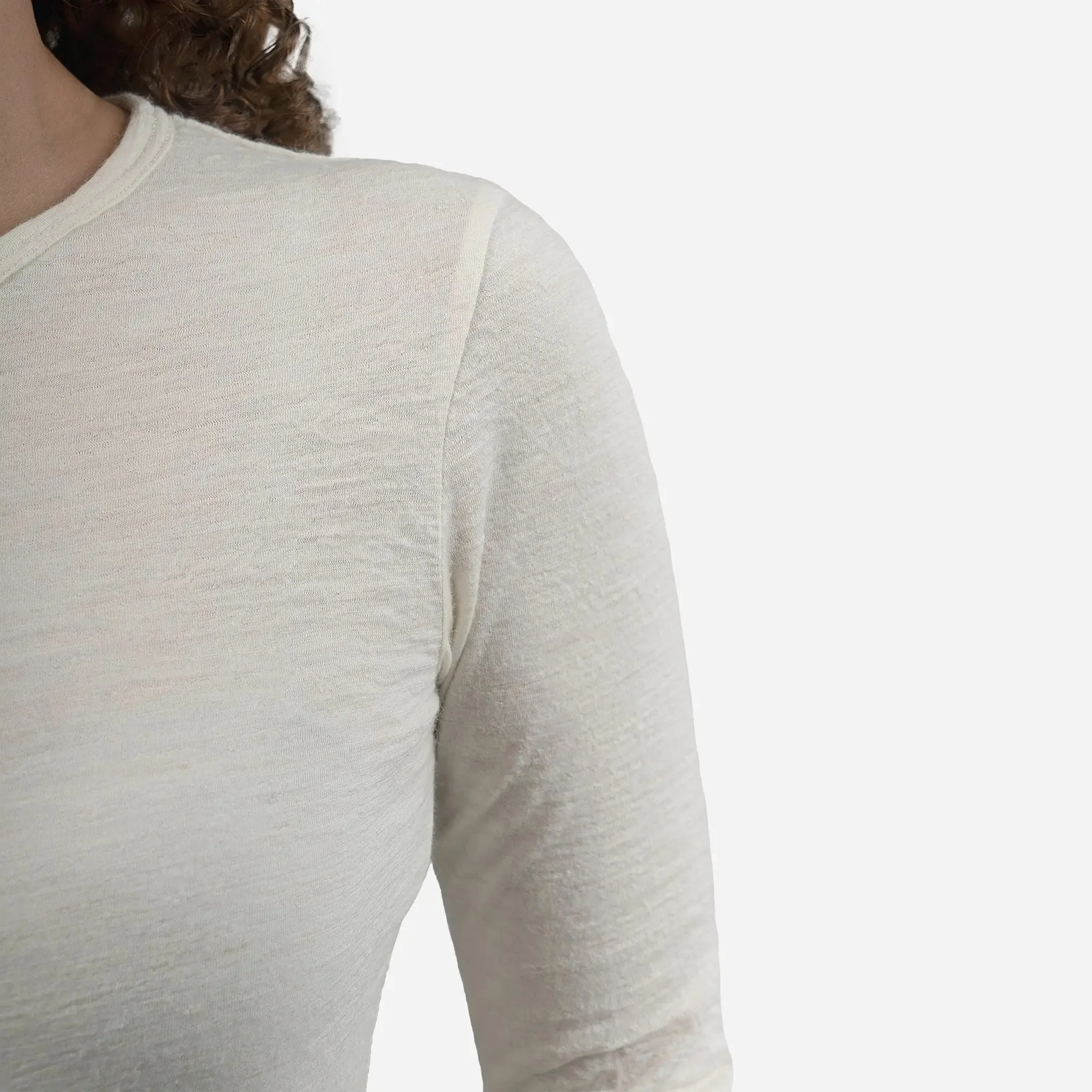 3 Pack Bundle - Women's Alpaca Wool Long Sleeve T-Shirt: 160 Ultralight - Image 19