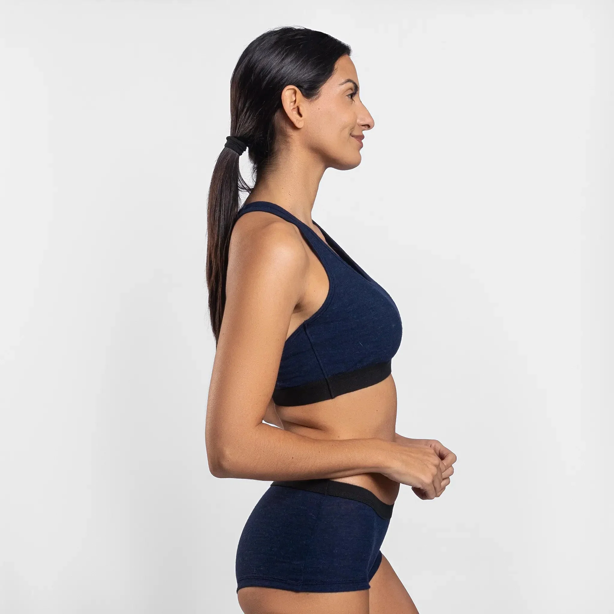 3 Pack Bundle - Women's Alpaca Wool Sports Bra: 160 Ultralight - Image 12