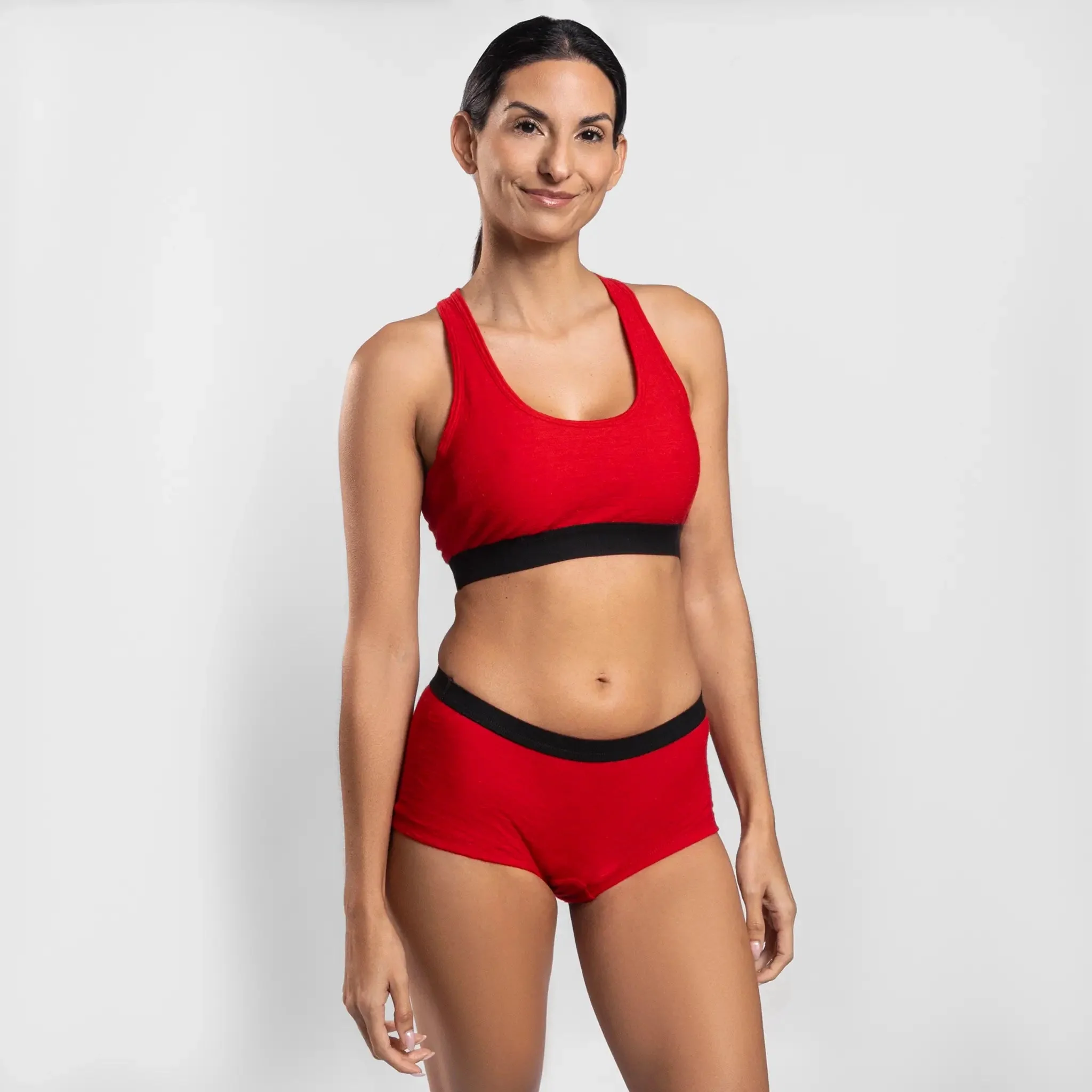 3 Pack Bundle - Women's Alpaca Wool Sports Bra: 160 Ultralight - Image 21