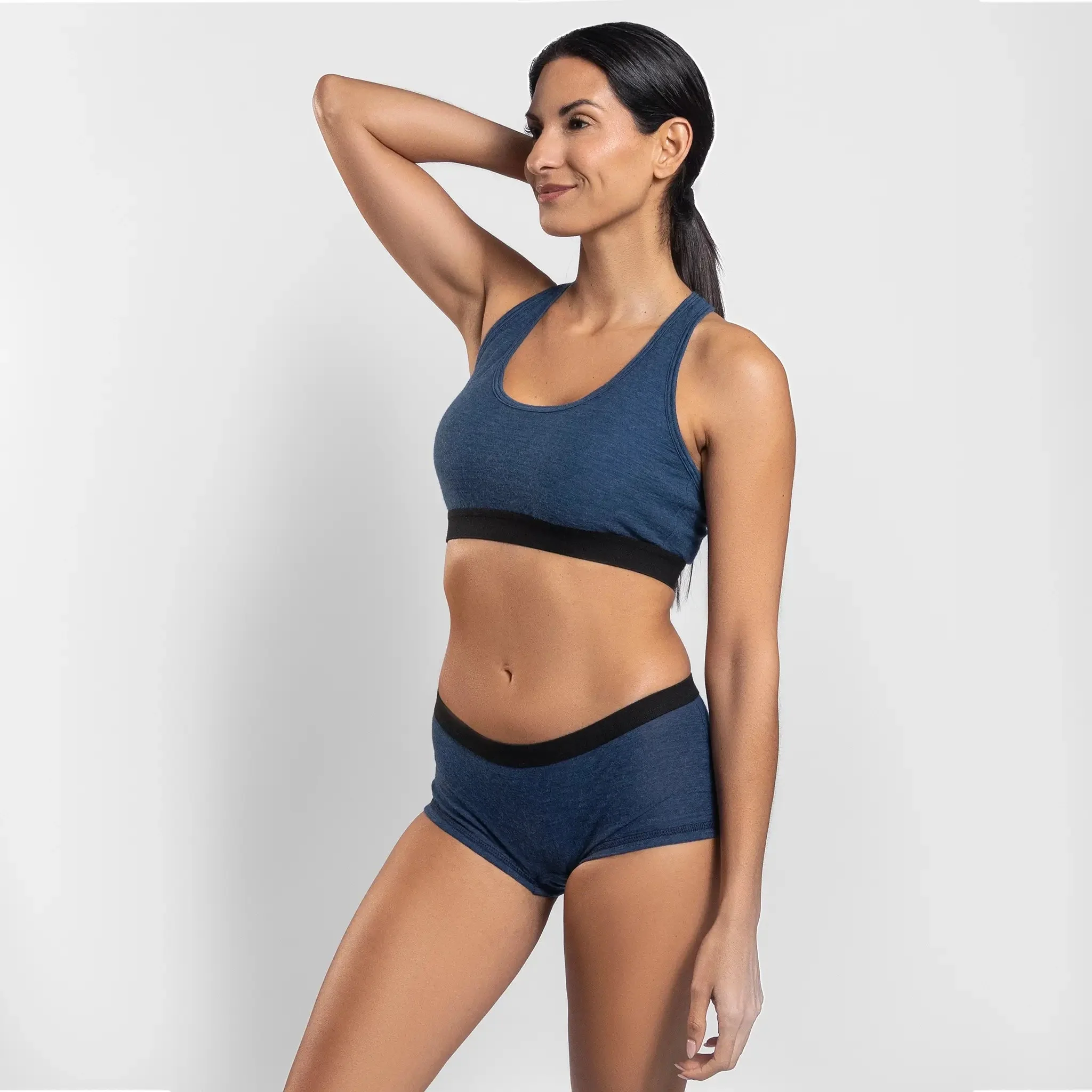 3 Pack Bundle - Women's Alpaca Wool Sports Bra: 160 Ultralight - Image 28