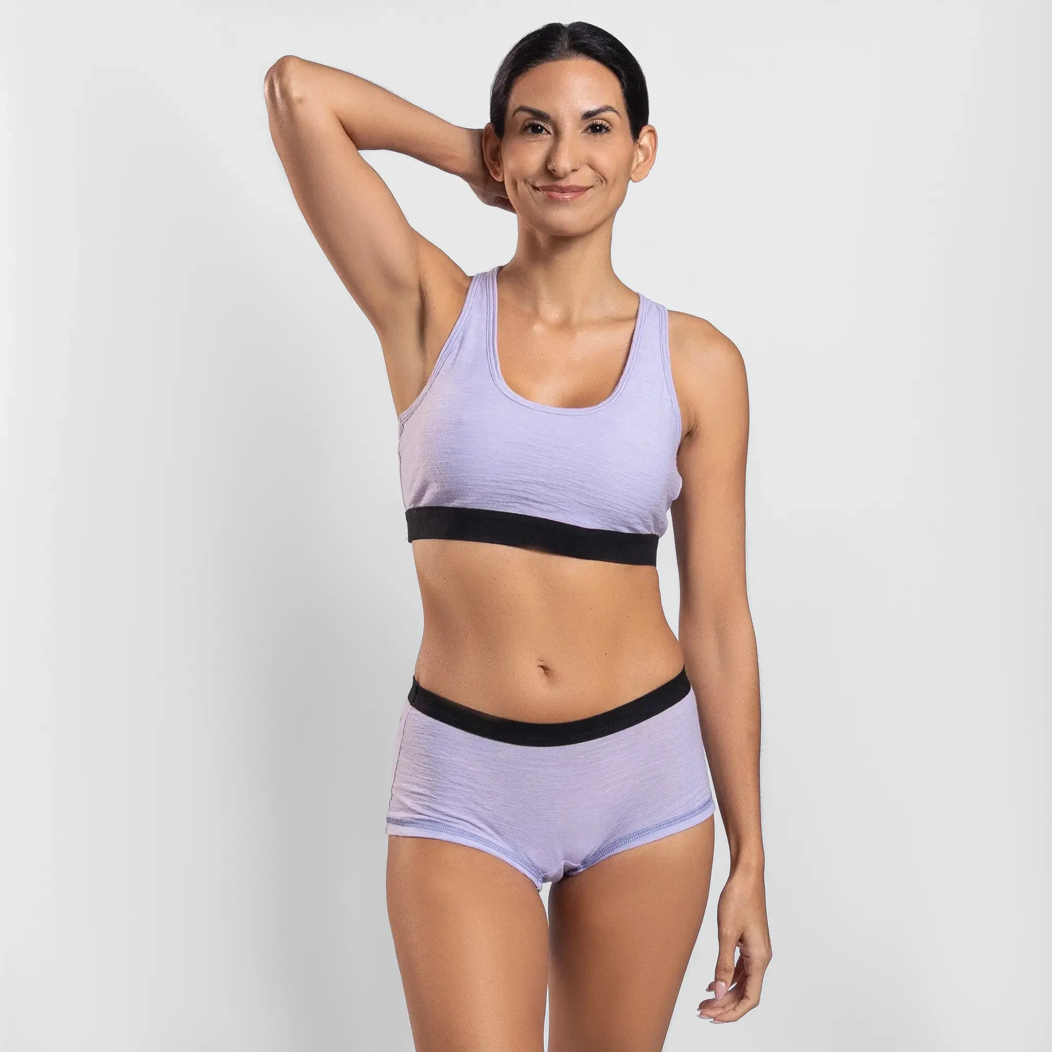 3 Pack Bundle - Women's Alpaca Wool Sports Bra: 160 Ultralight - Image 30