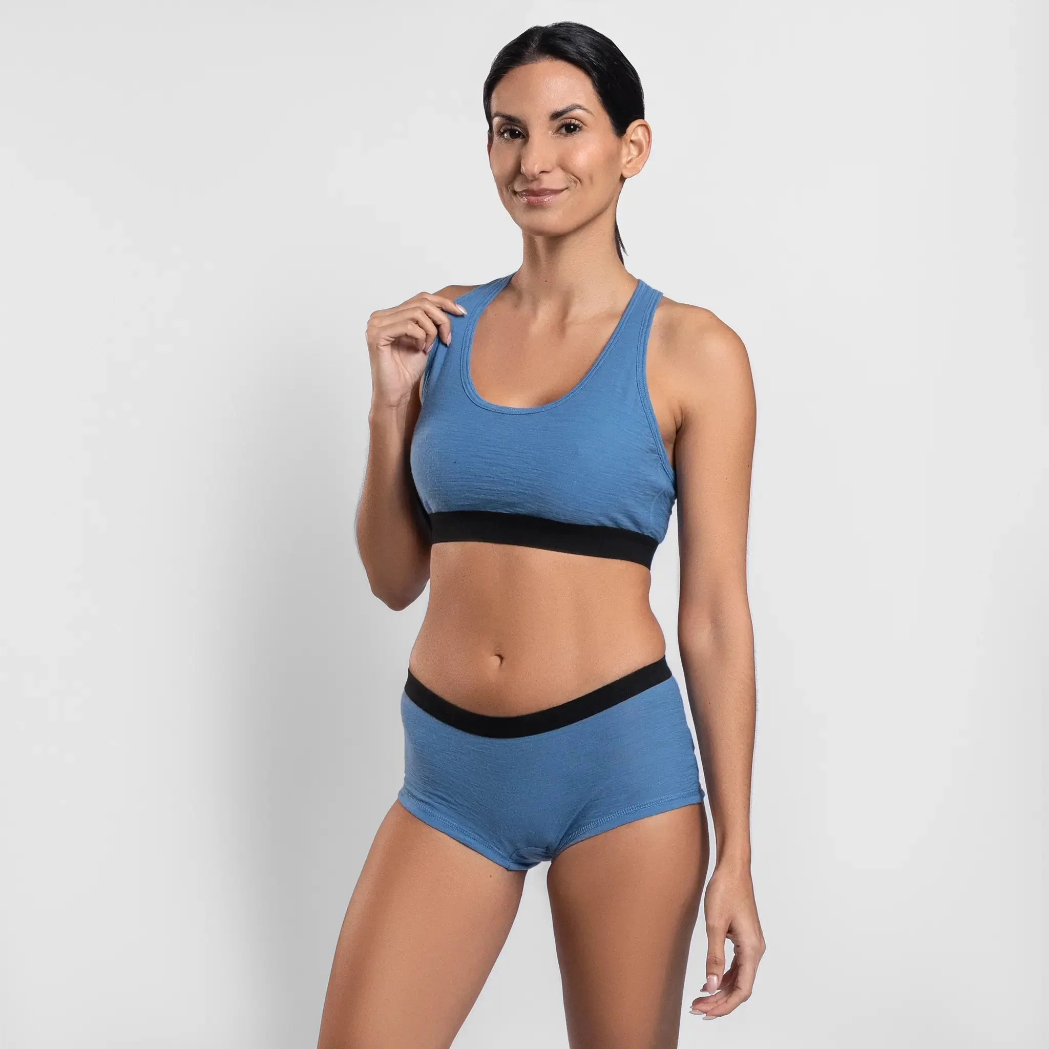 3 Pack Bundle - Women's Alpaca Wool Sports Bra: 160 Ultralight - Image 34