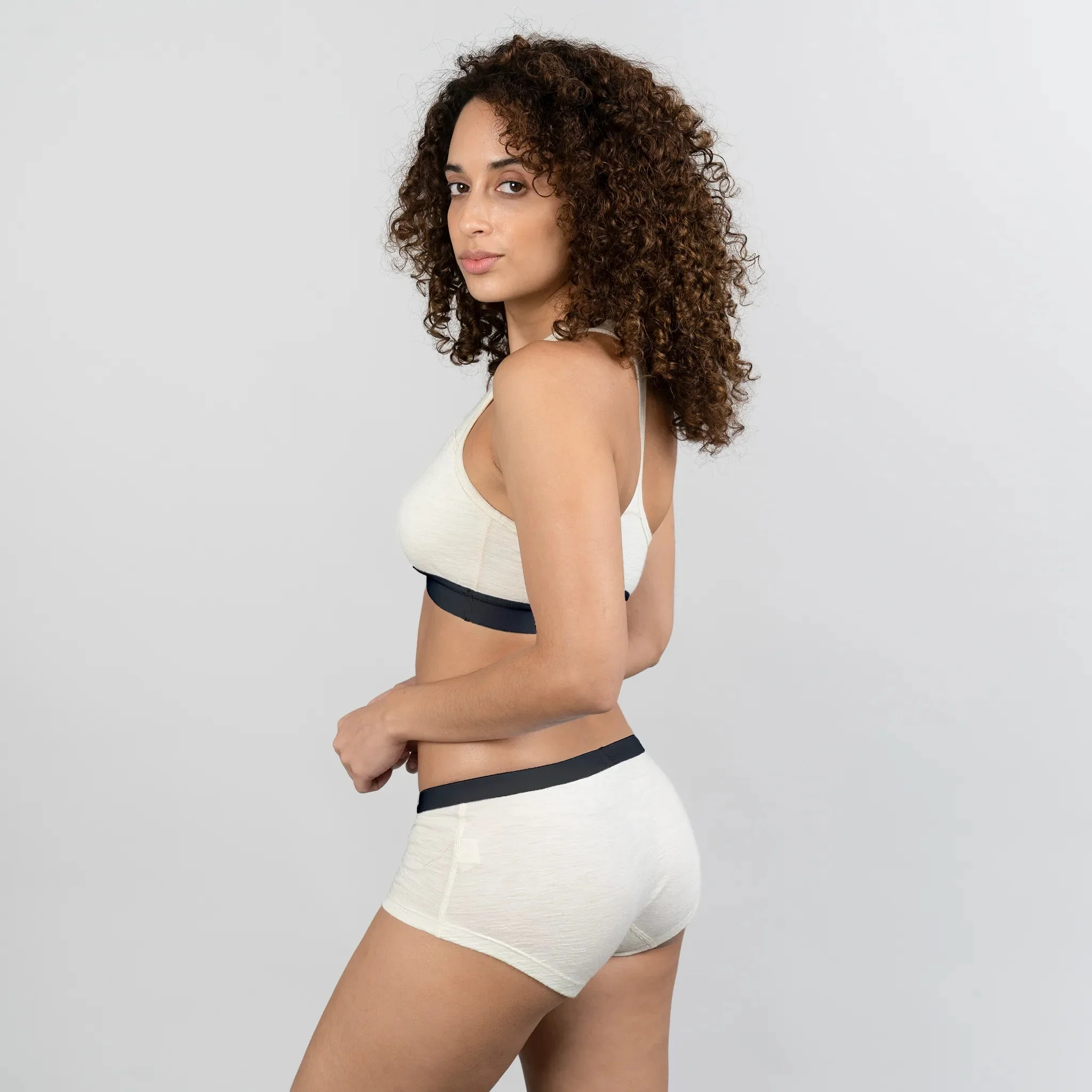 3 Pack Bundle - Women's Alpaca Wool Sports Bra: 160 Ultralight - Image 43