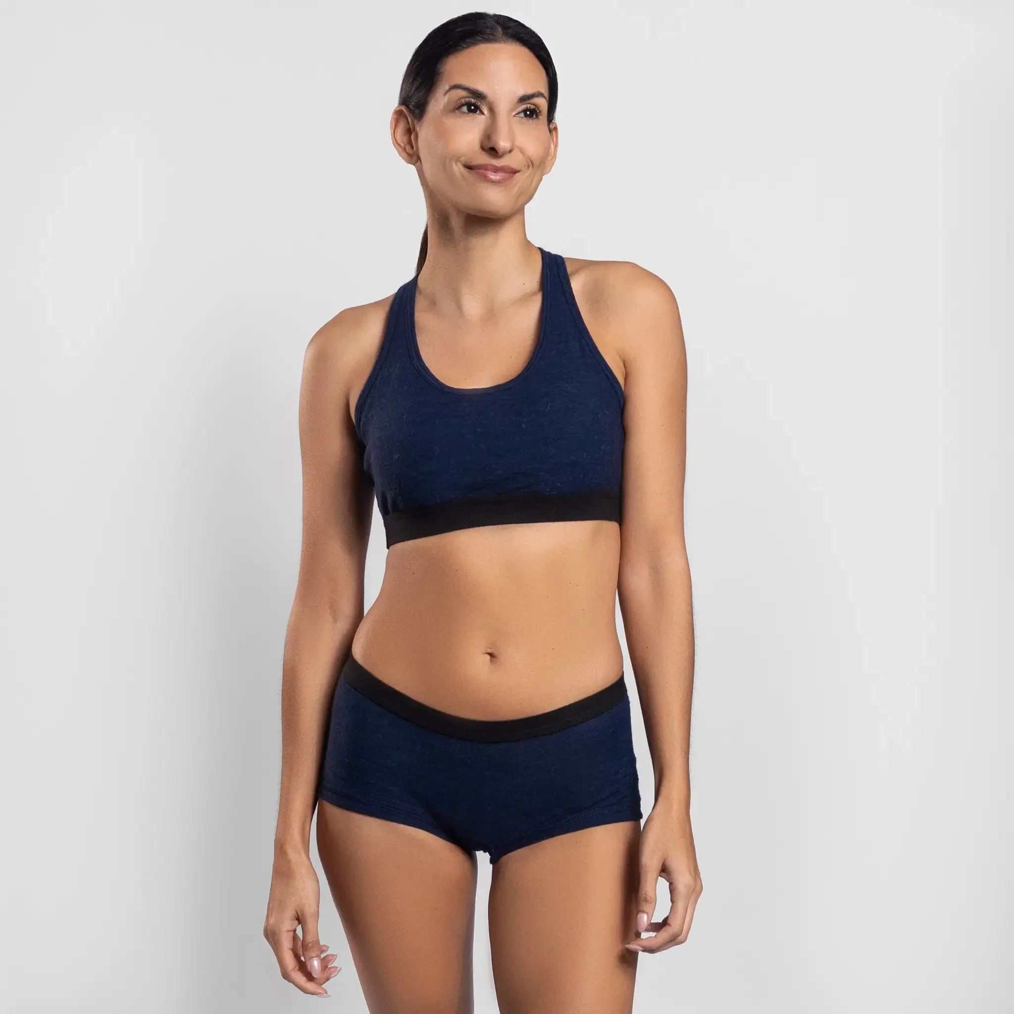 3 Pack Bundle - Women's Alpaca Wool Sports Bra: 160 Ultralight - Image 9