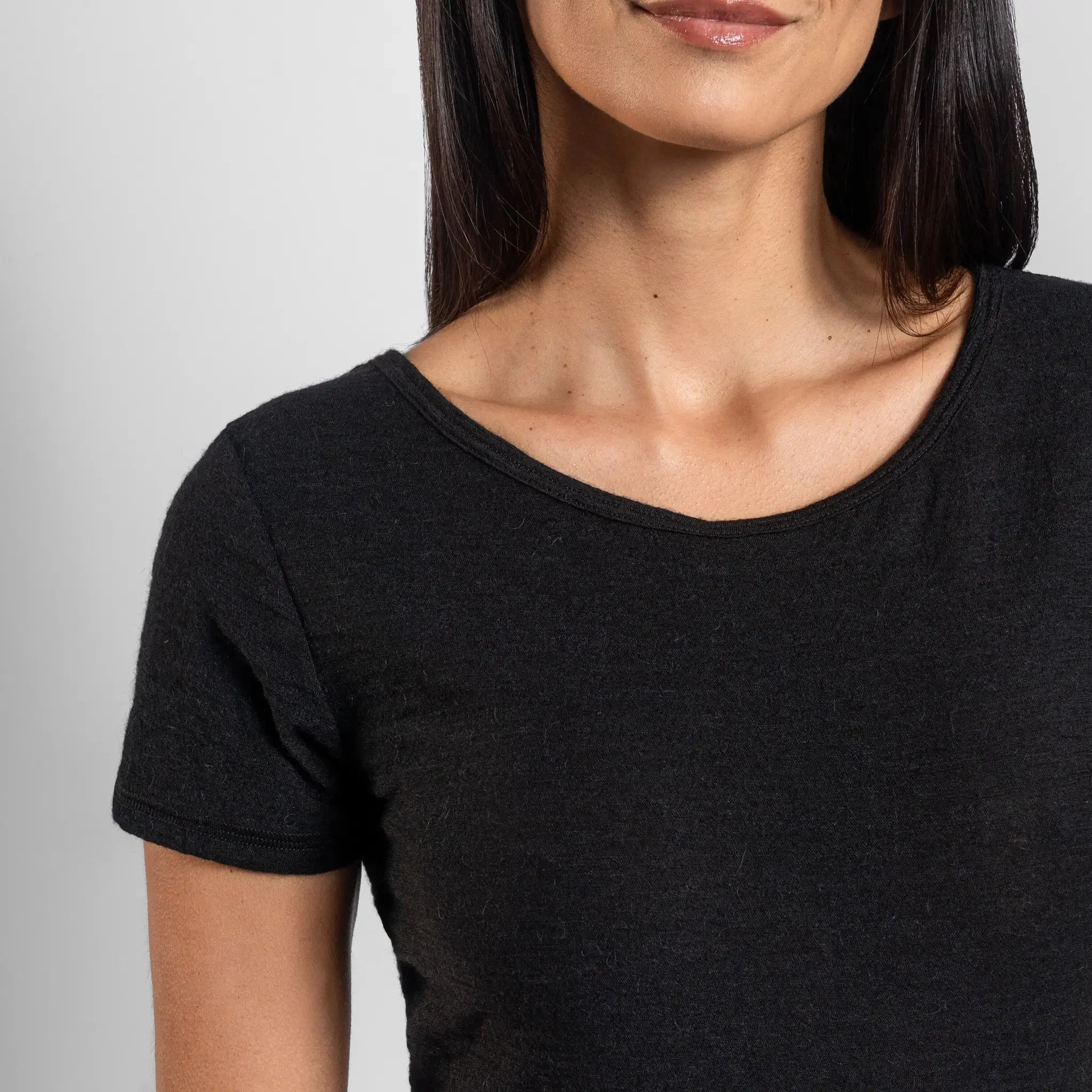 3 Pack Bundle - Women's Alpaca Wool T-Shirt: 160 Ultralight Crew Neck - Image 39