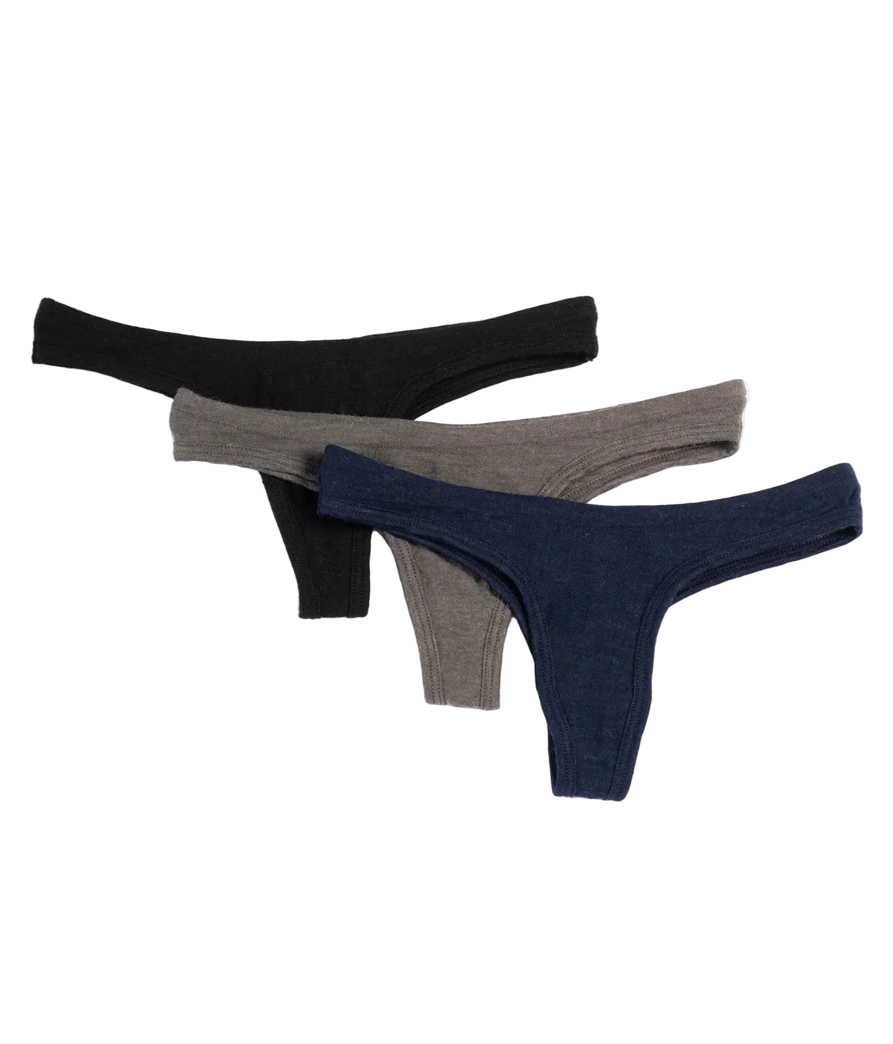 3 Pack Bundle - Women's Alpaca Wool Thong: 160 Ultralight - Image 27