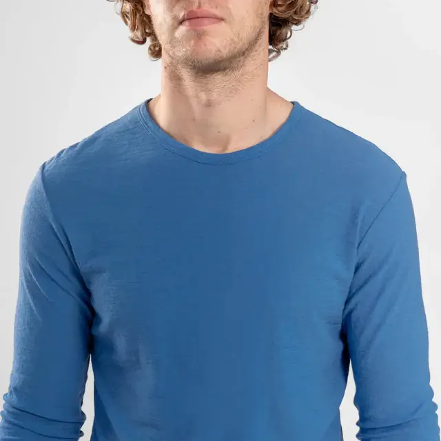 5 Pack Bundle - Men's Alpaca Wool Long Sleeve T-Shirt: 160 Ultralight - Image 4