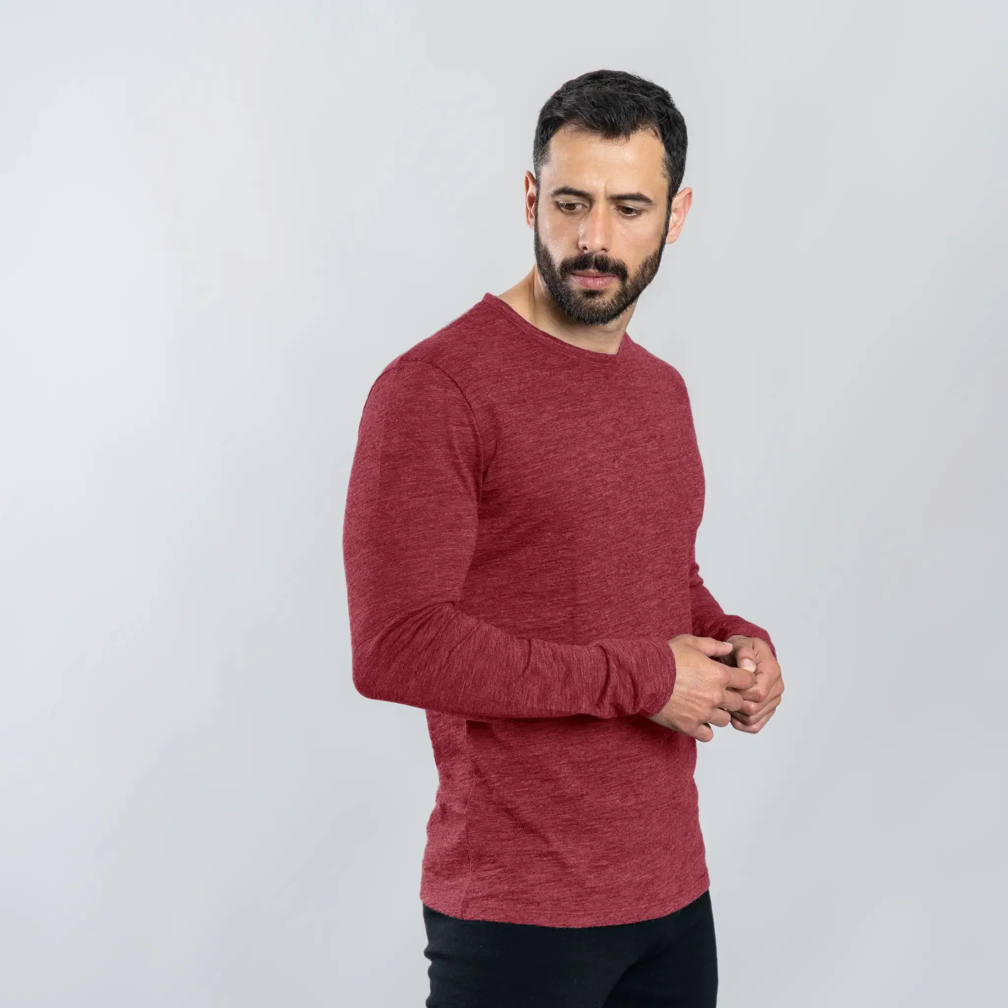 Mix 3 Pack Bundle - Men's Alpaca Wool T-Shirts: 160 Ultralight - Image 149