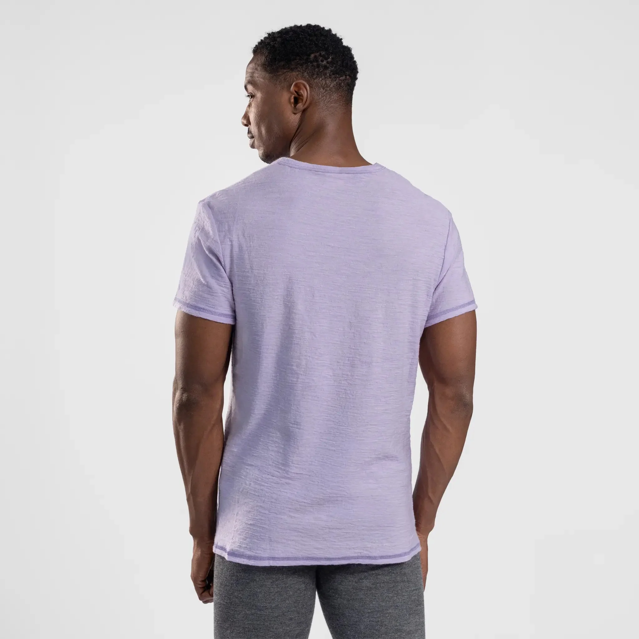 3 Pack Bundle - Men's Alpaca Wool T-Shirt: 160 Ultralight Crew Neck - Image 42