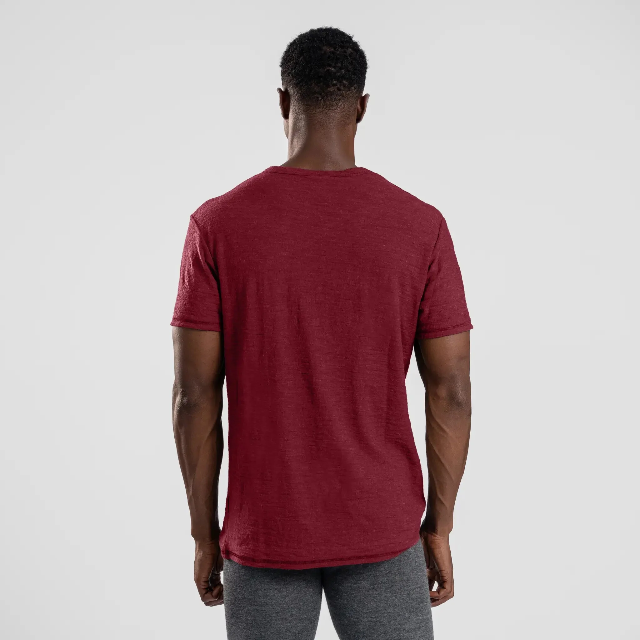 3 Pack Bundle - Men's Alpaca Wool T-Shirt: 160 Ultralight Crew Neck - Image 37