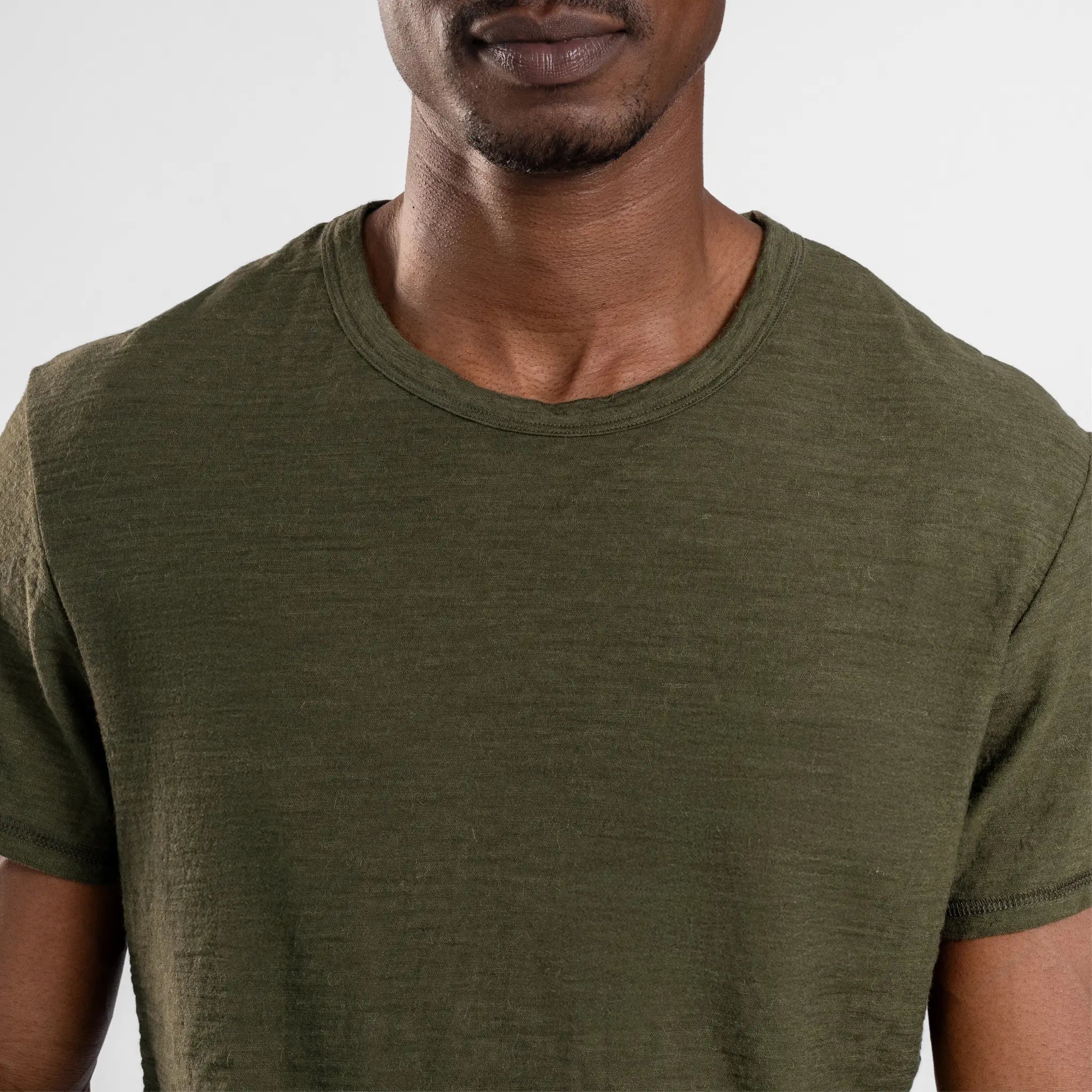 3 Pack Bundle - Men's Alpaca Wool T-Shirt: 160 Ultralight Crew Neck - Image 18