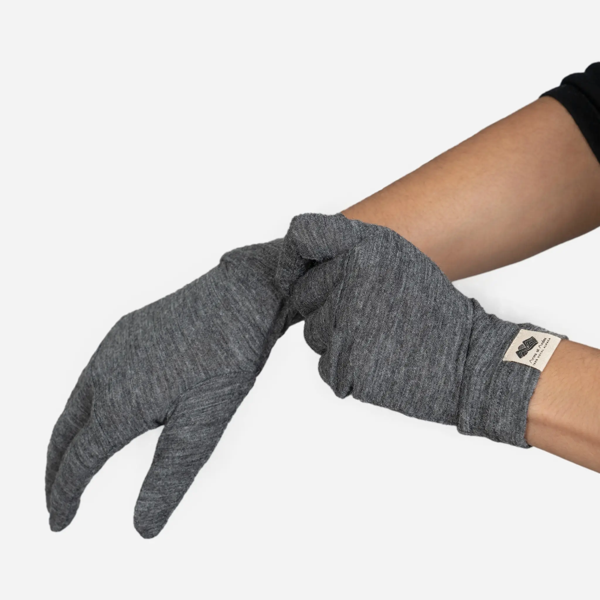 Unisex Alpaca Wool Glove Liners: 160 Ultralight - Image 3