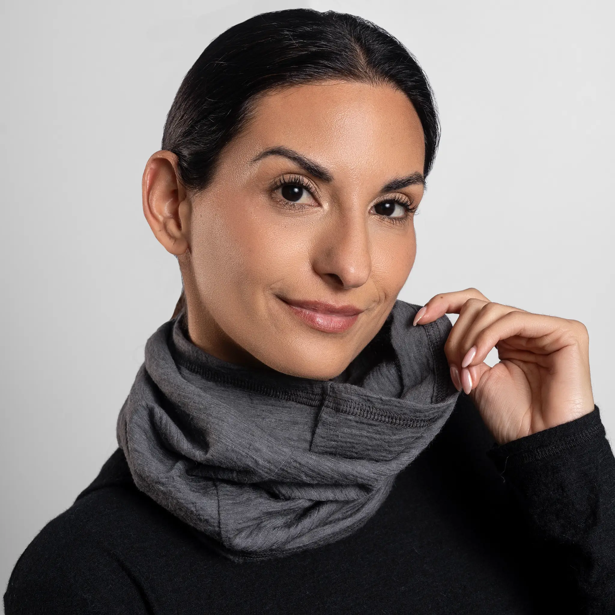 Alpaca Wool Neck Gaiter: 160 Ultralight - Image 13