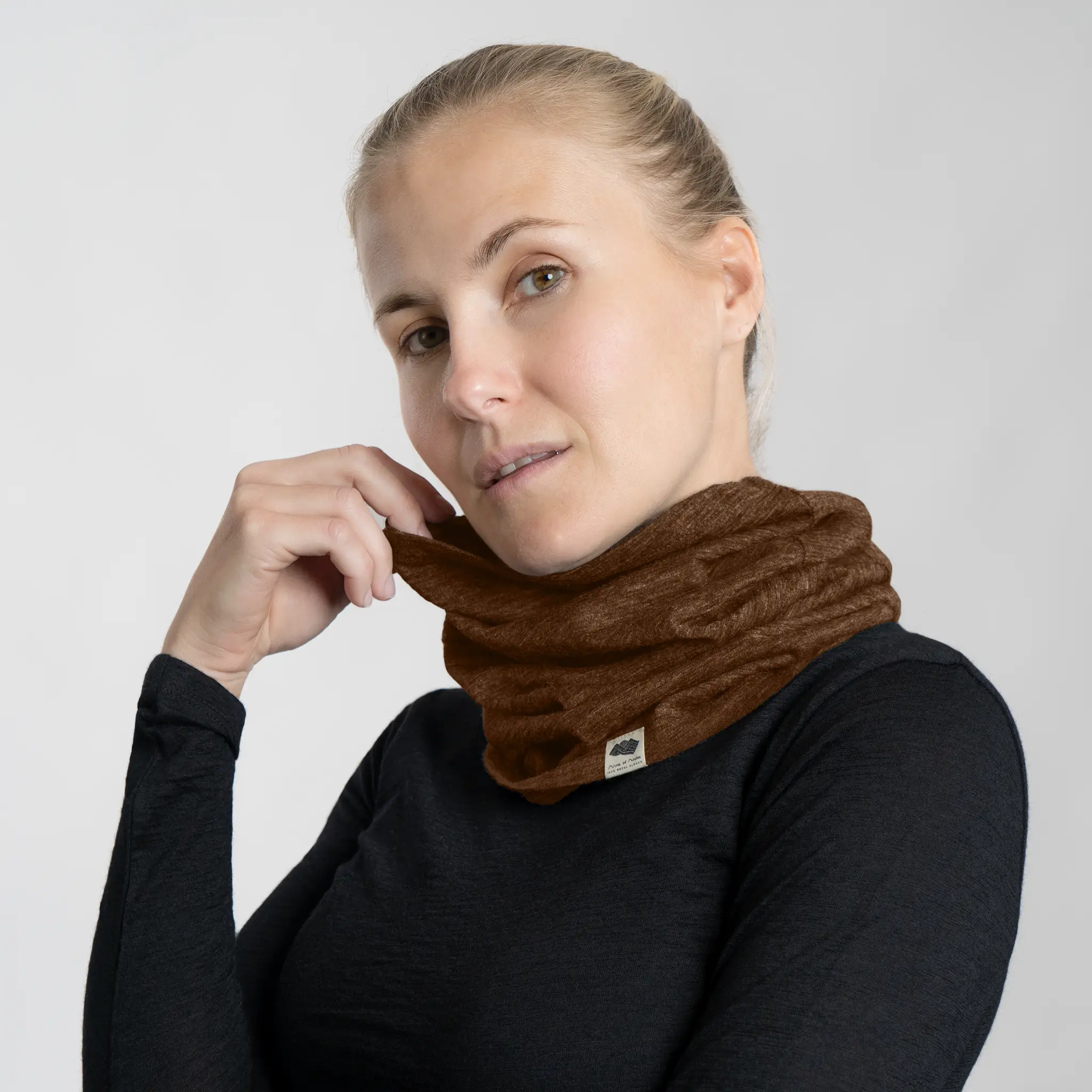 Alpaca Wool Neck Gaiter: 160 Ultralight - Image 17