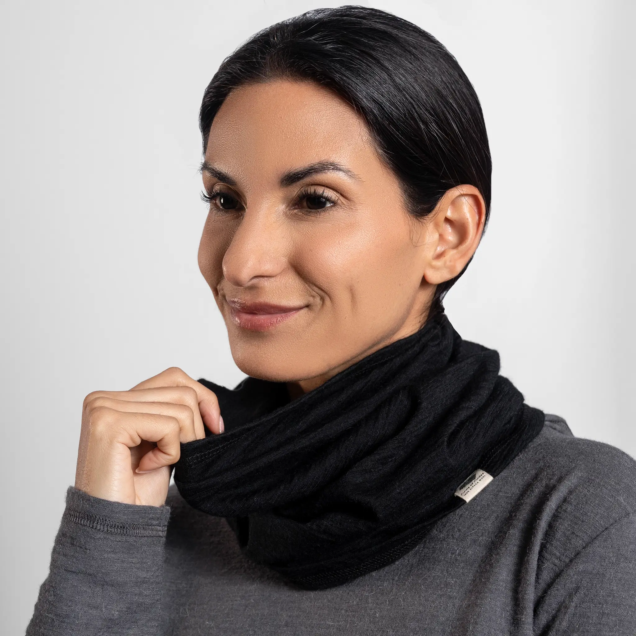Alpaca Wool Neck Gaiter: 160 Ultralight - Image 9