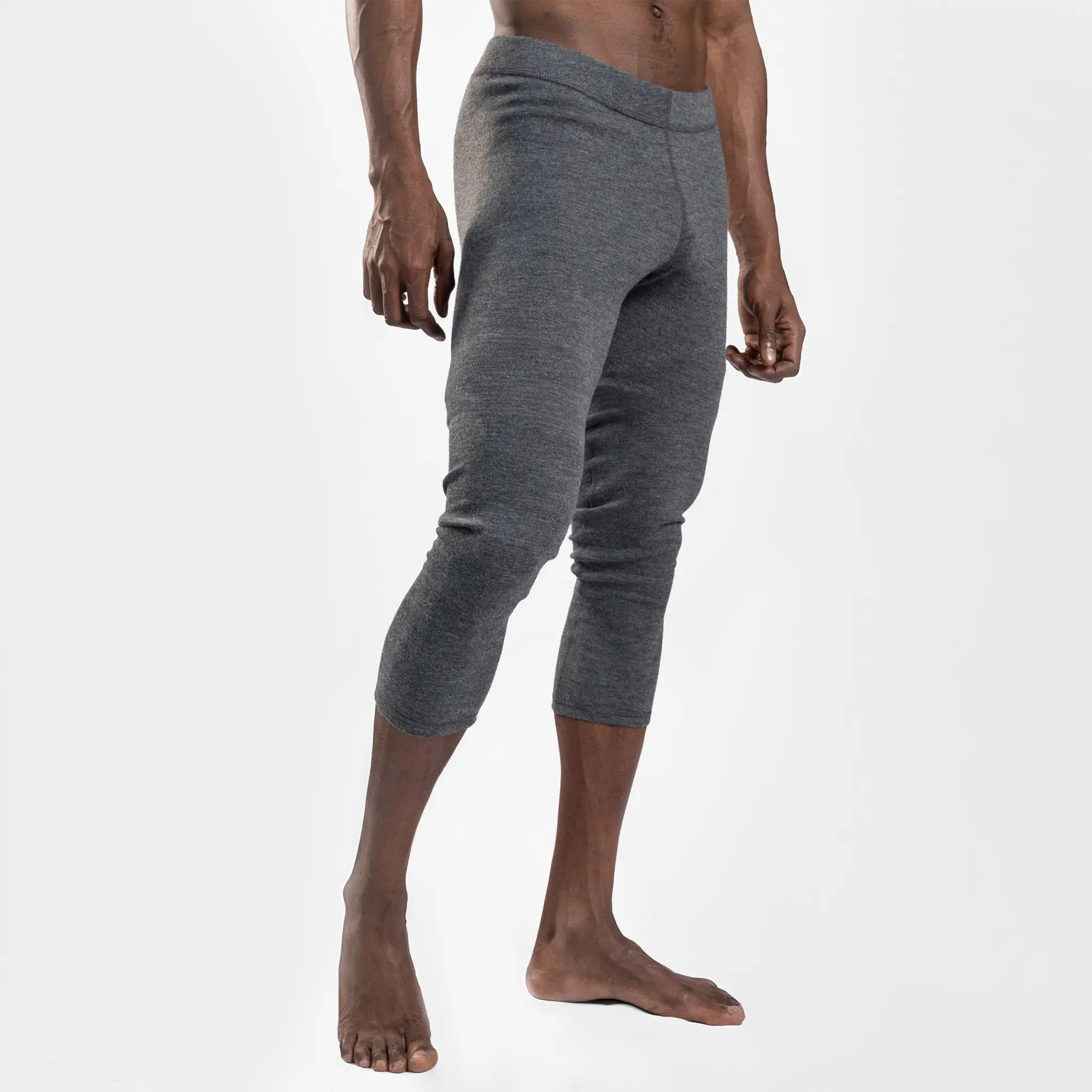 Men's Alpaca Wool 3/4 Leggings: 300 Lightweight - Image 7