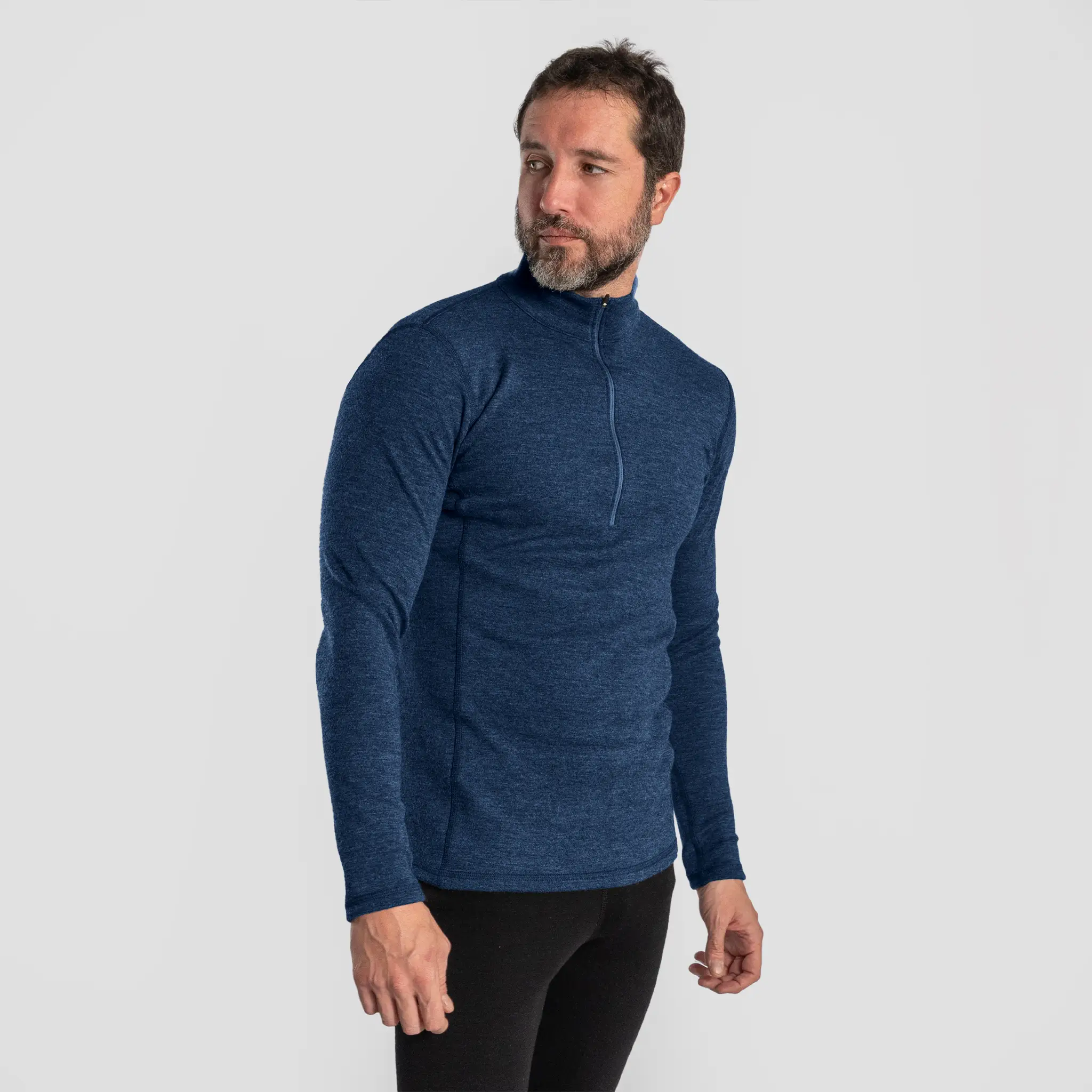 Men's Alpaca Wool Base Layer: 300 Lightweight Half-Zip - Image 27
