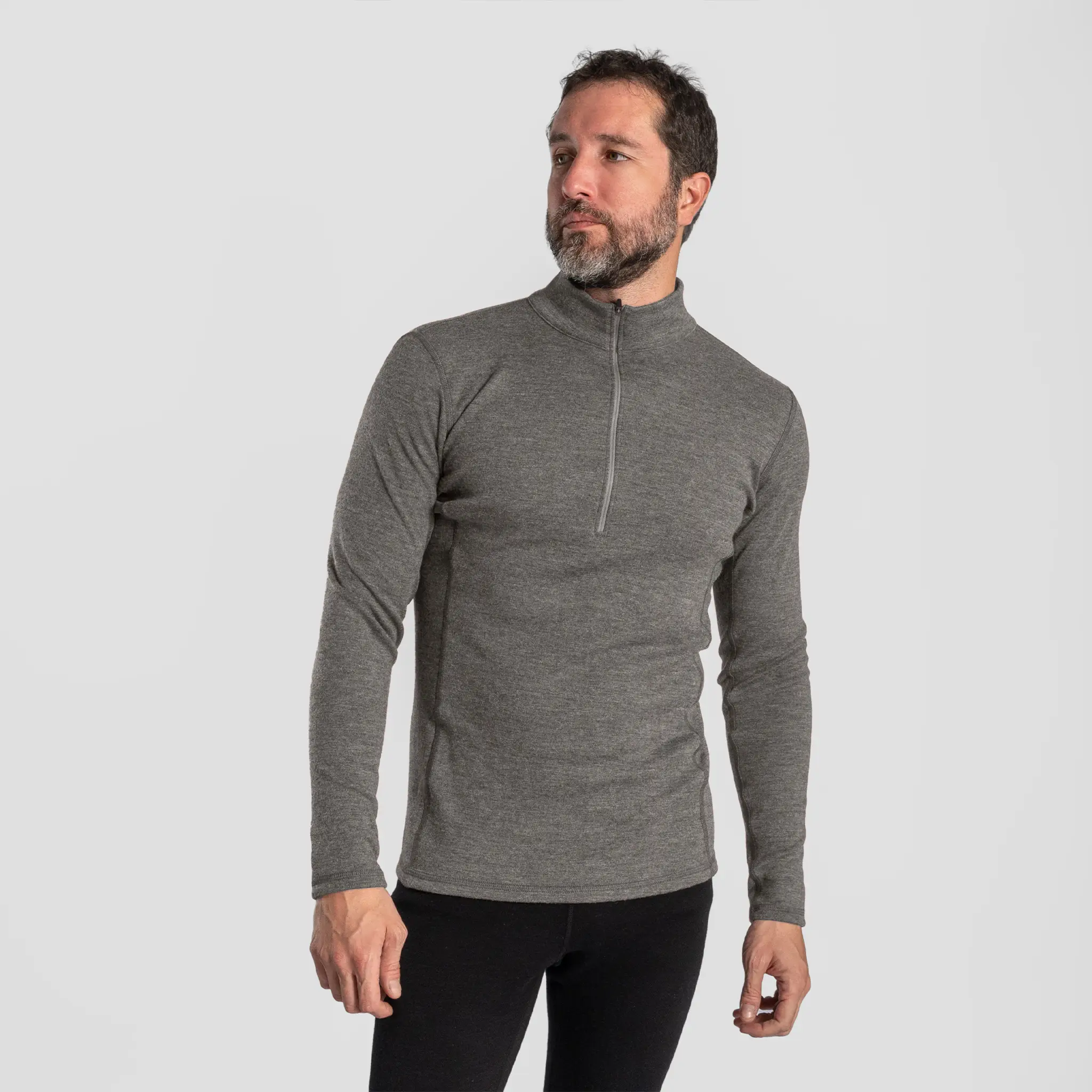 Men's Alpaca Wool Base Layer: 300 Lightweight Half-Zip - Image 30