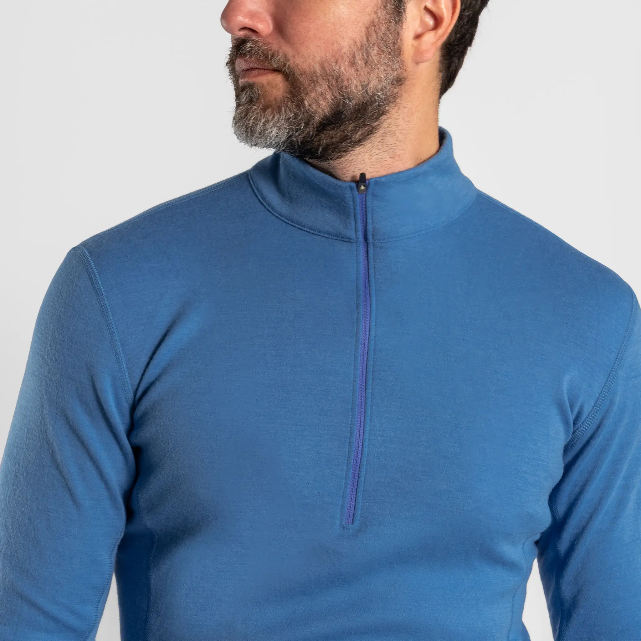 Men's Alpaca Wool Base Layer: 300 Lightweight Half-Zip - Image 5
