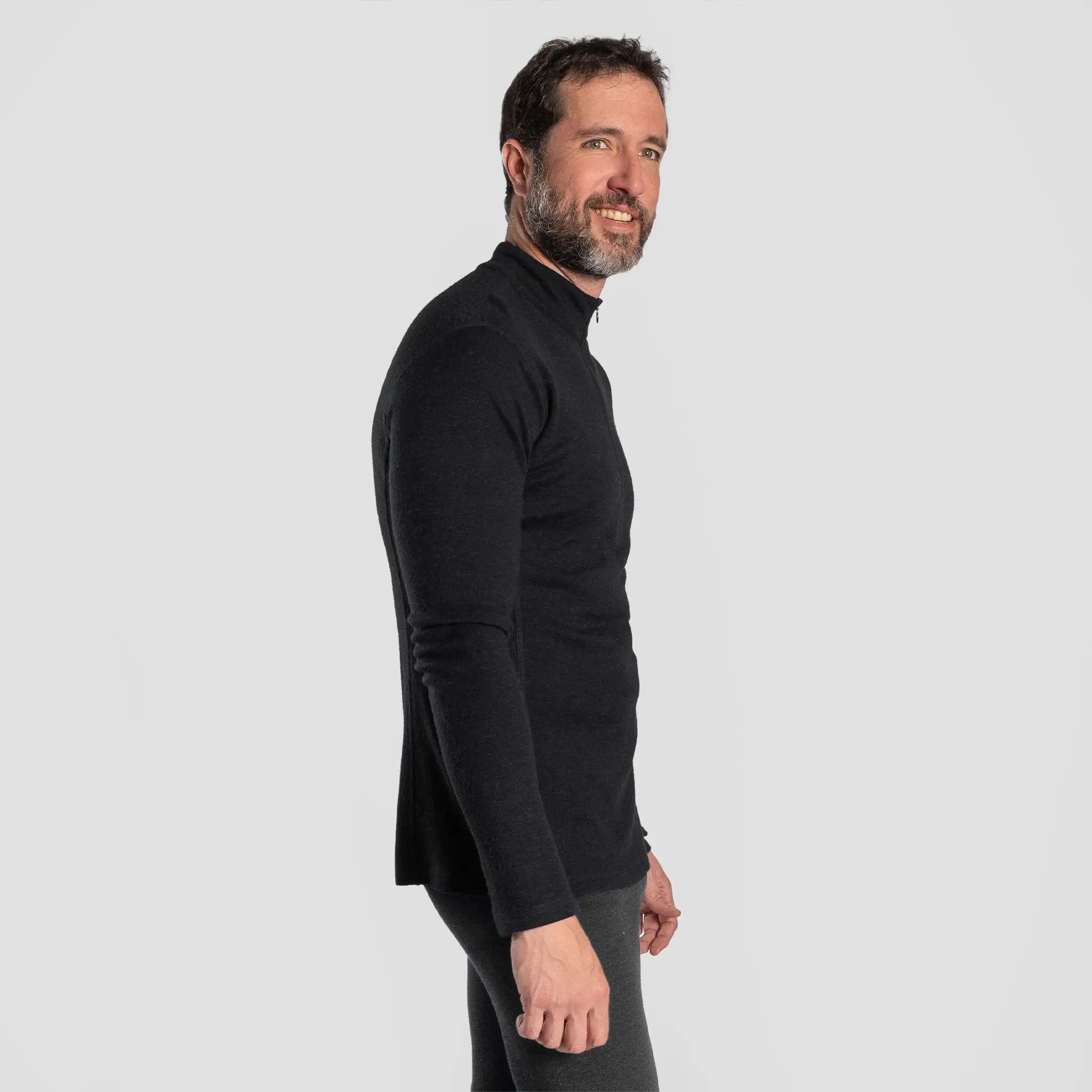 Men's Alpaca Wool Base Layer: 300 Lightweight Half-Zip - Image 7