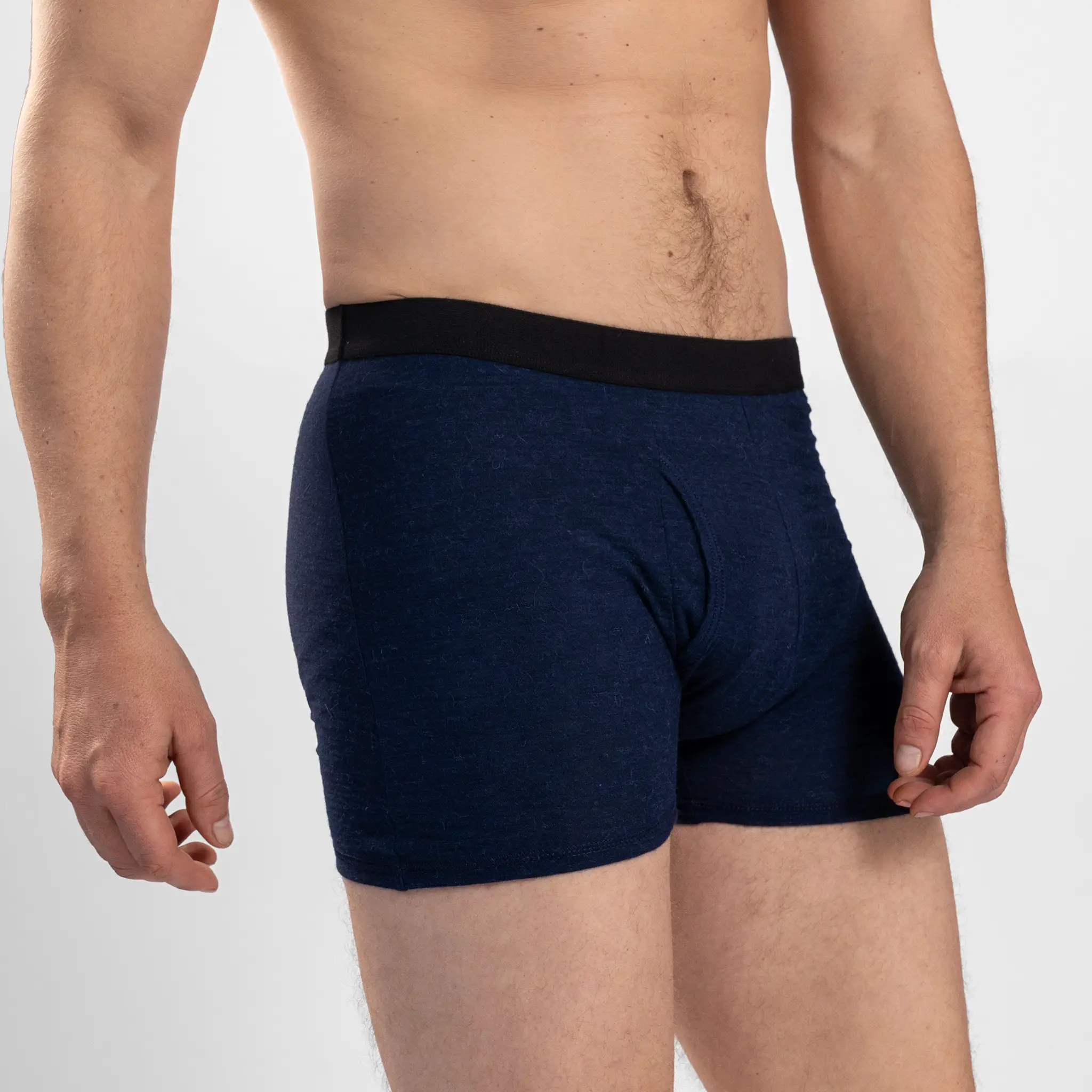 Men's Alpaca Wool Fly Boxers: 160 Ultralight - Image 3