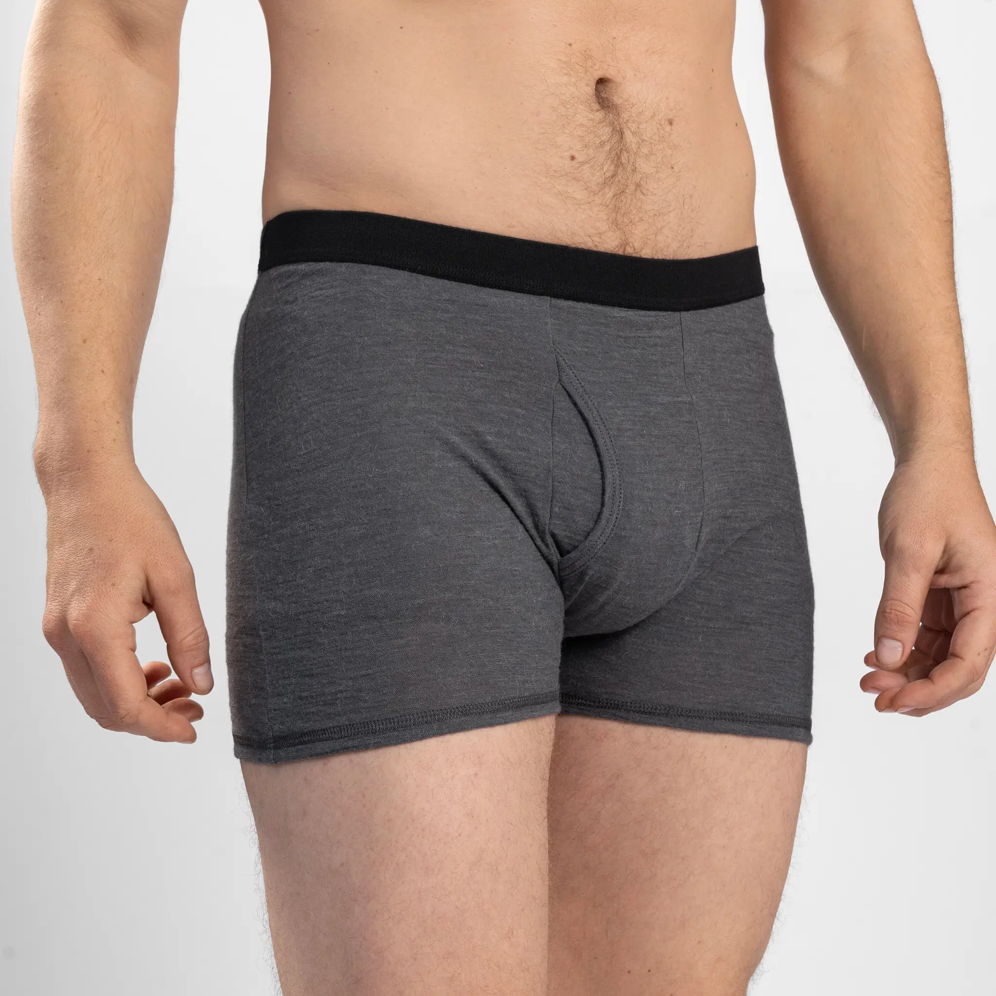Men's Alpaca Wool Fly Boxers: 160 Ultralight - Image 7