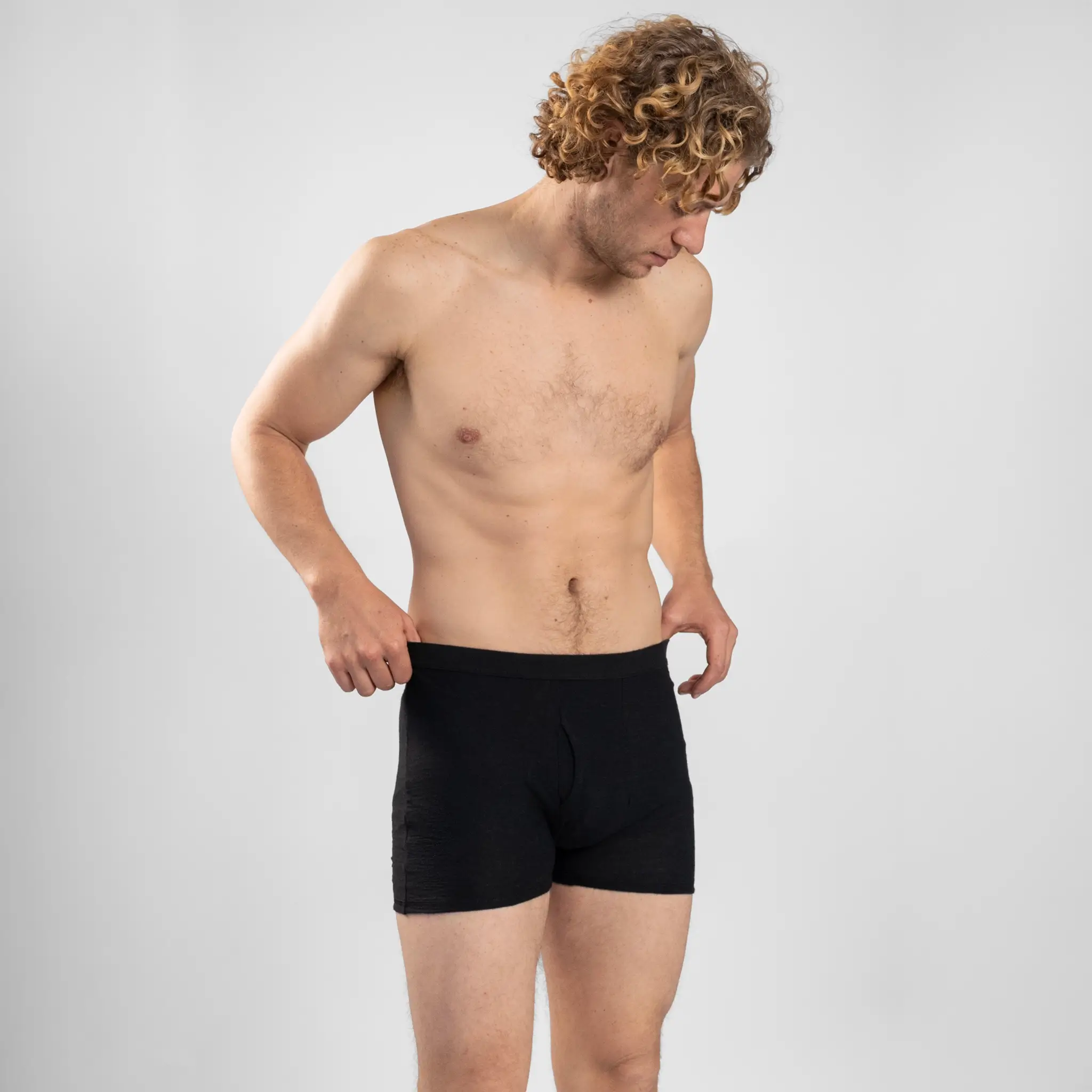 Men's Alpaca Wool Fly Boxers: 160 Ultralight - Image 9