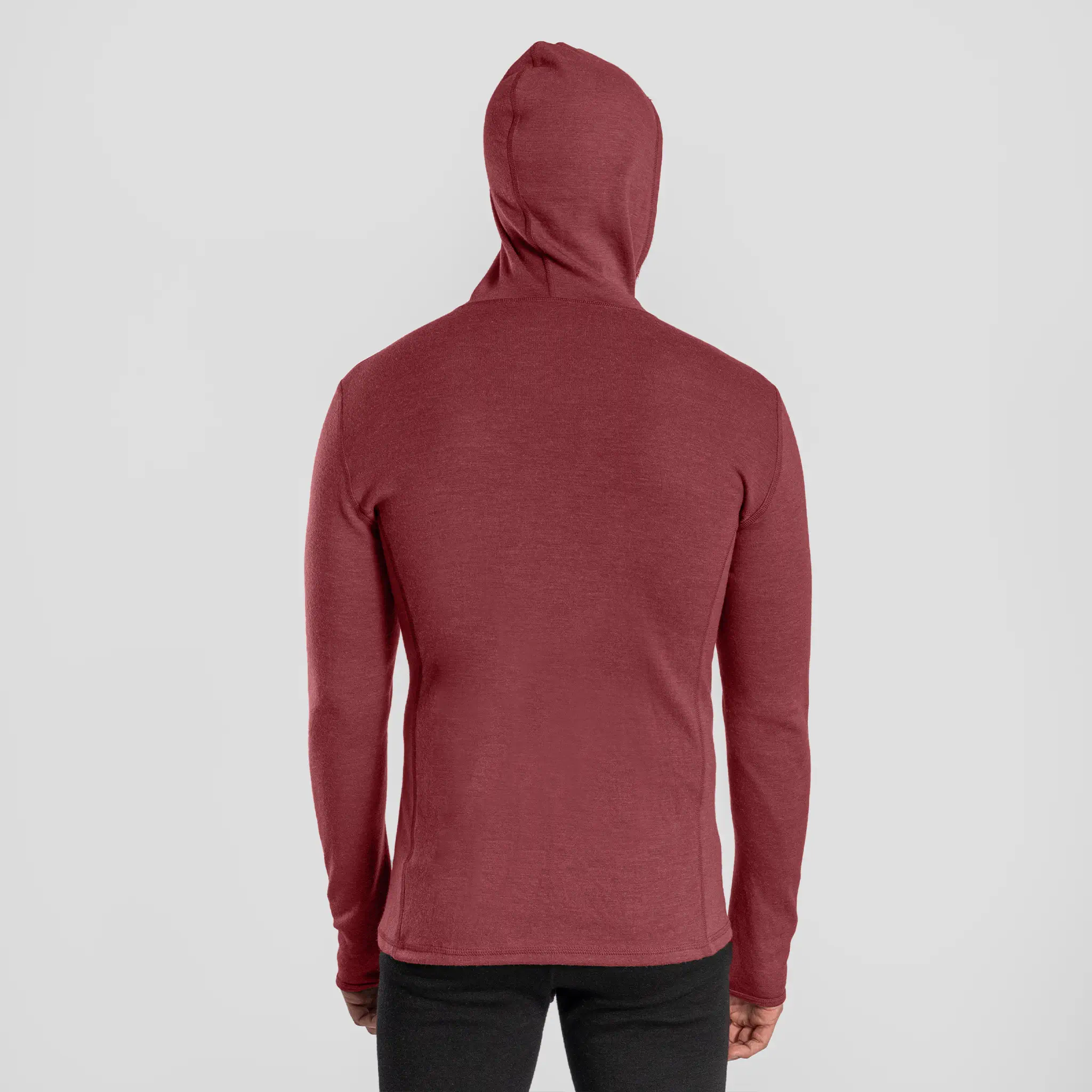 Men's Alpaca Wool Hoodie: 300 Lightweight Half-Zip - Image 42