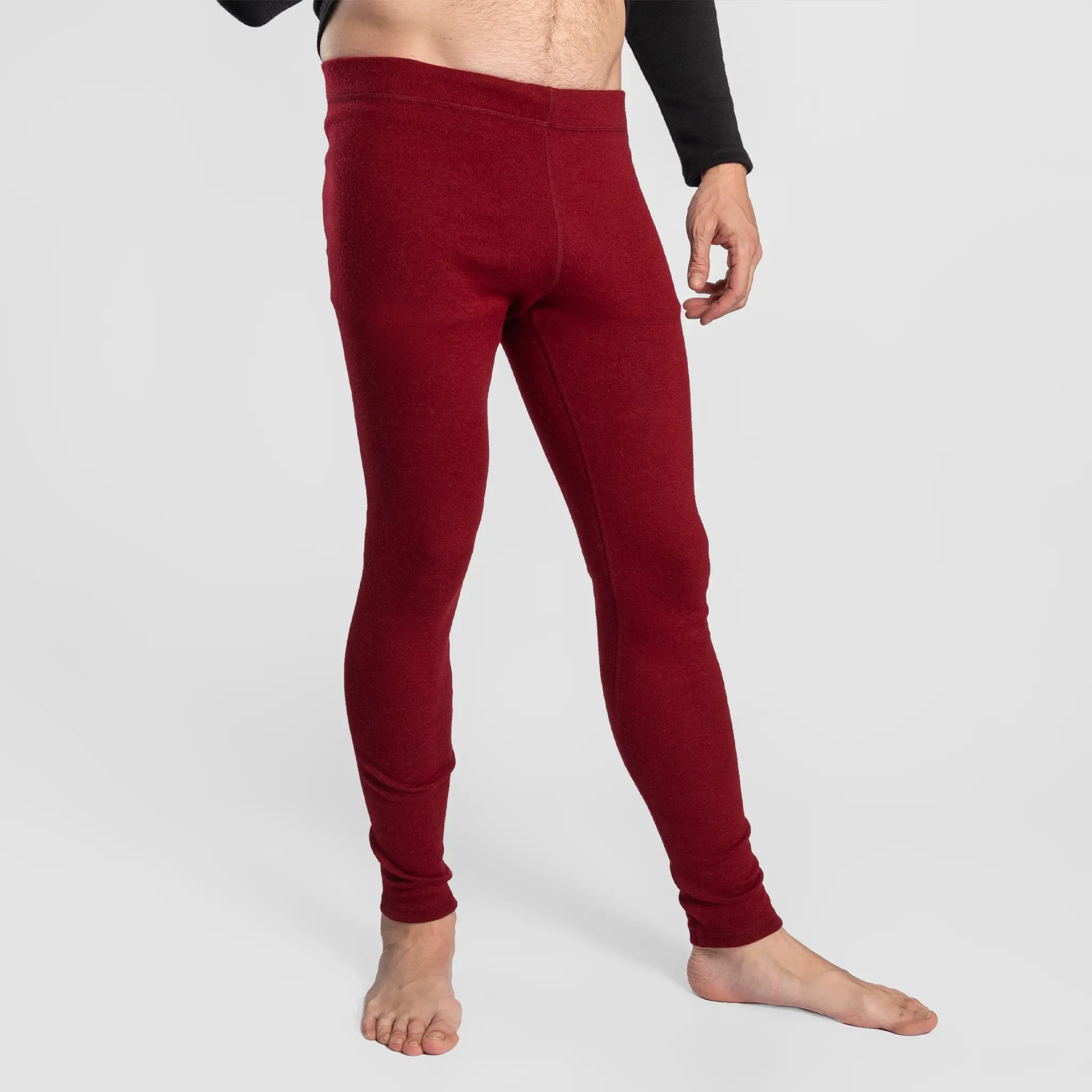 Men's Alpaca Wool Leggings: 420 Midweight - Image 14