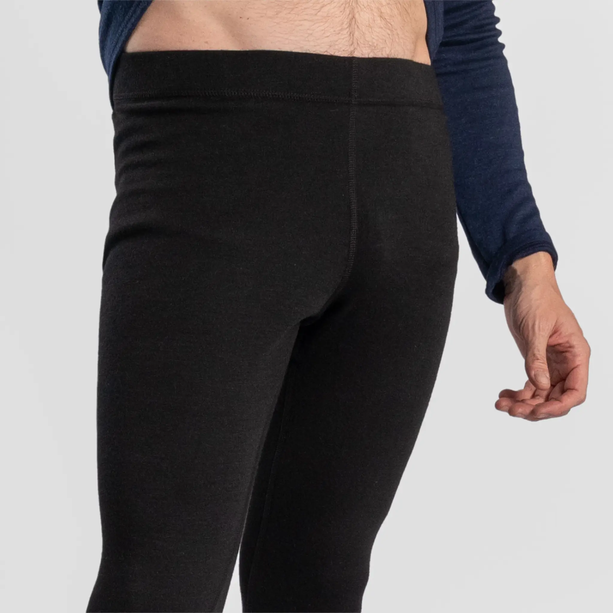 Men's Alpaca Wool Leggings: 420 Midweight - Image 4