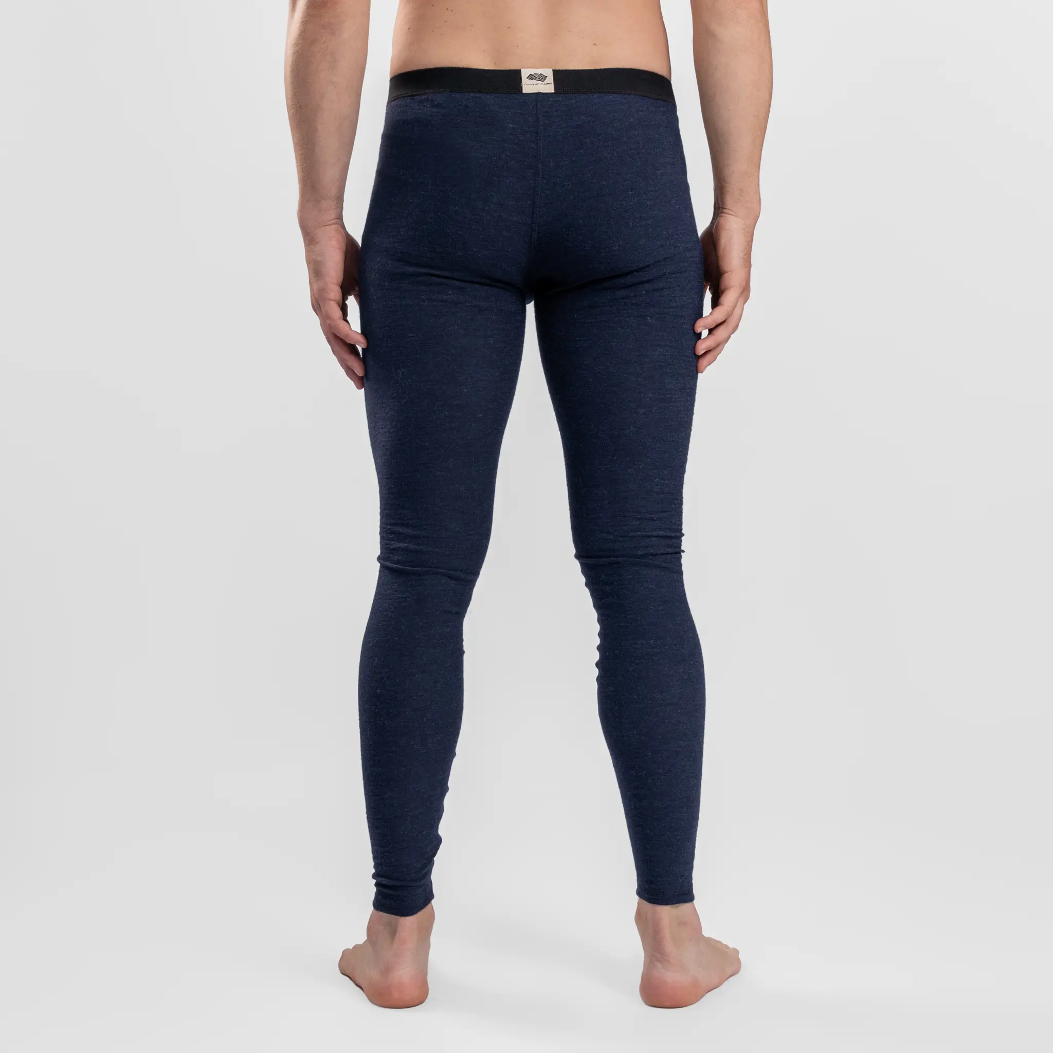 Men's Alpaca Wool Leggings With Fly: 160 Ultralight - Image 6