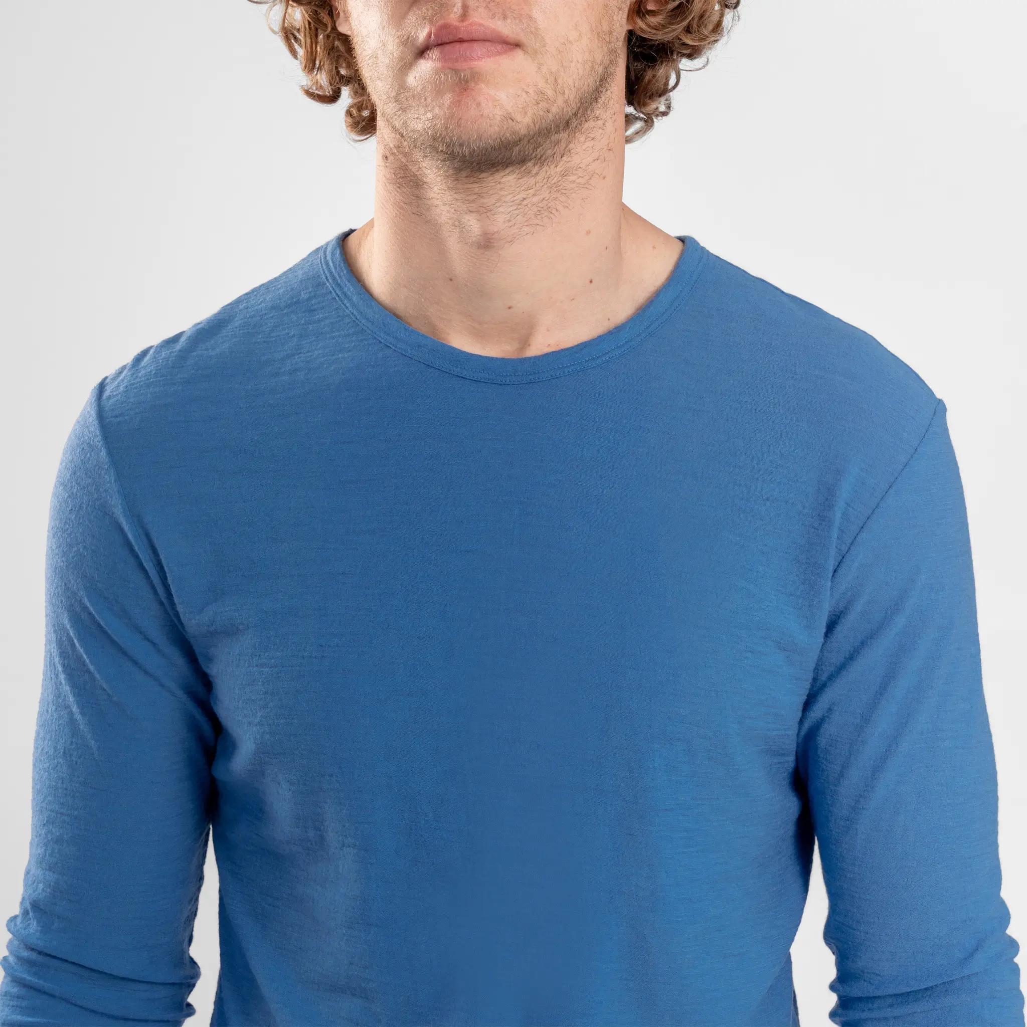 Men's Alpaca Wool Long Sleeve T-Shirt: 160 Ultralight - Image 26