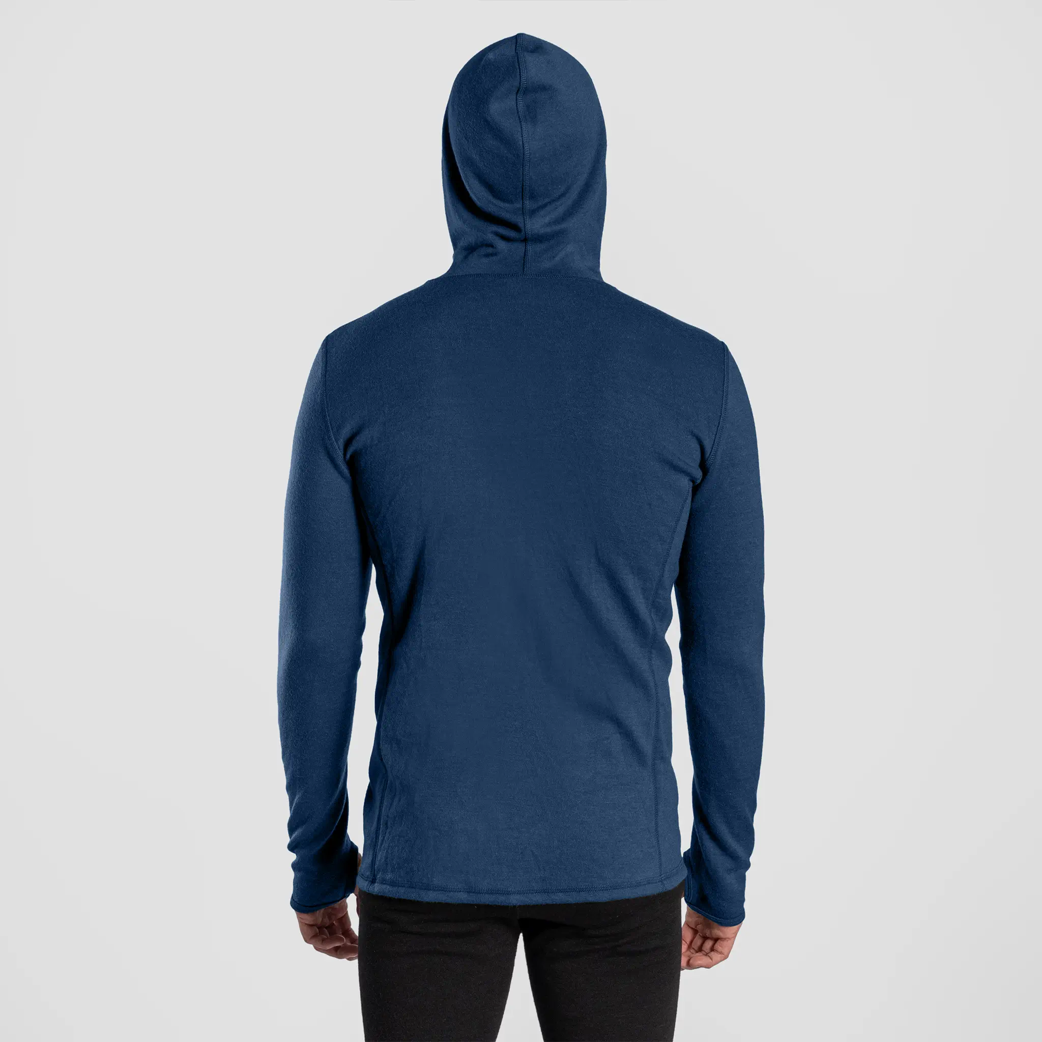 Men's Alpaca Wool Hoodie Jacket: 420 Midweight Full-Zip - Image 21