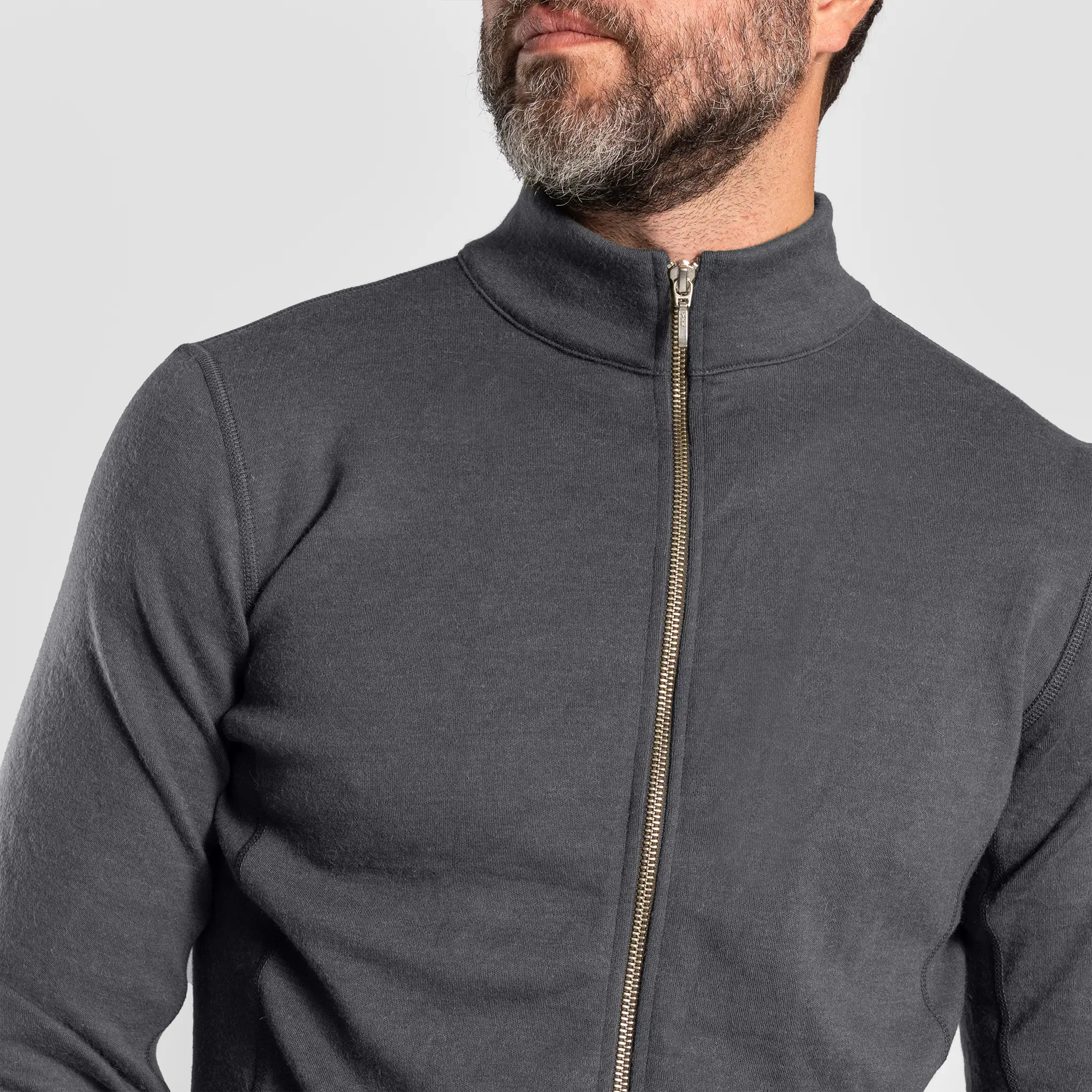 Men's Alpaca Wool Jacket: 420 Midweight Full-Zip - Image 13