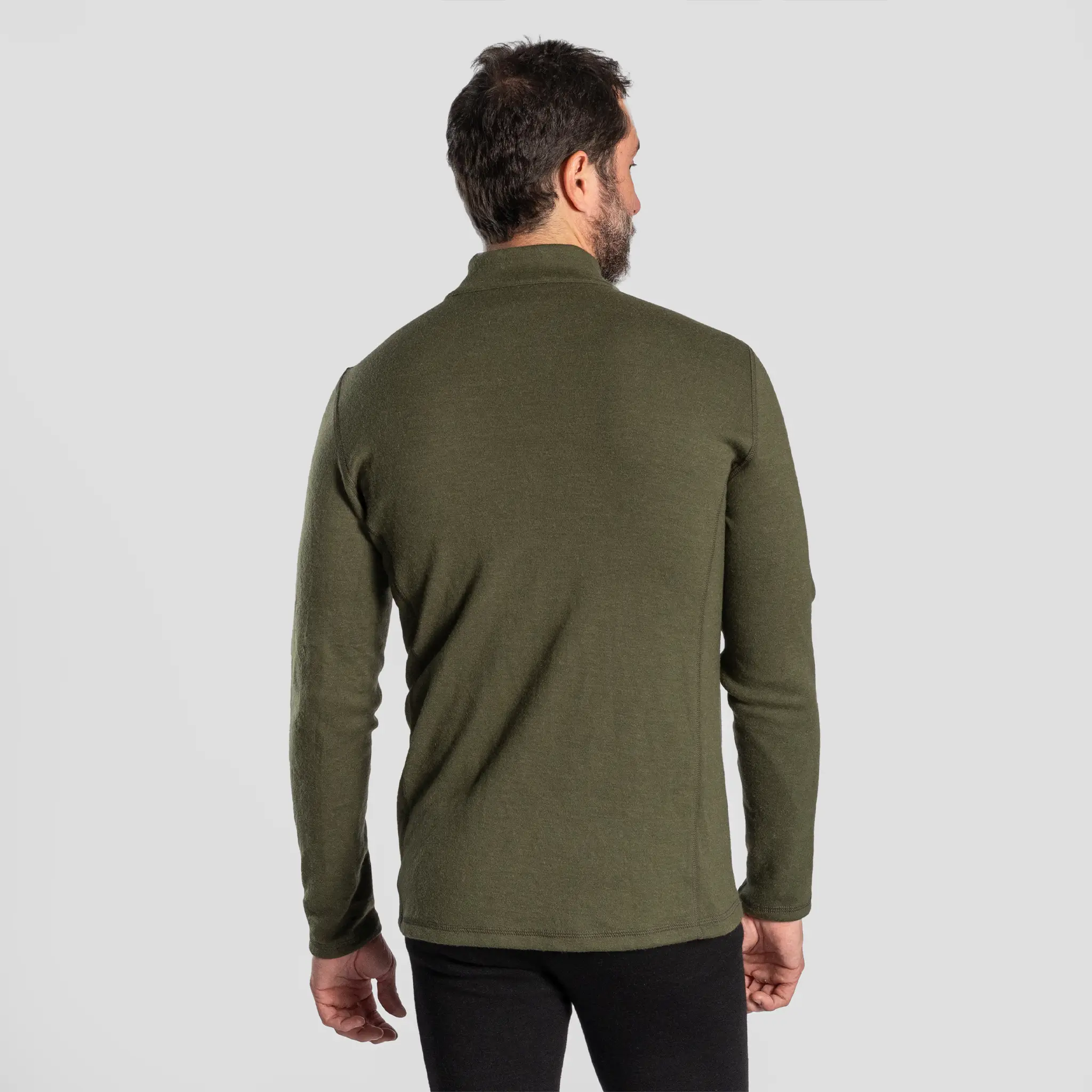 Men's Alpaca Wool Jacket: 420 Midweight Full-Zip - Image 15