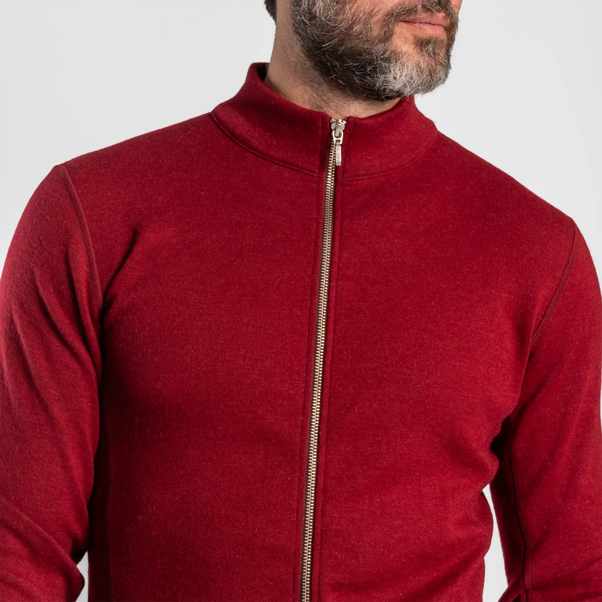 Men's Alpaca Wool Jacket: 420 Midweight Full-Zip - Image 20