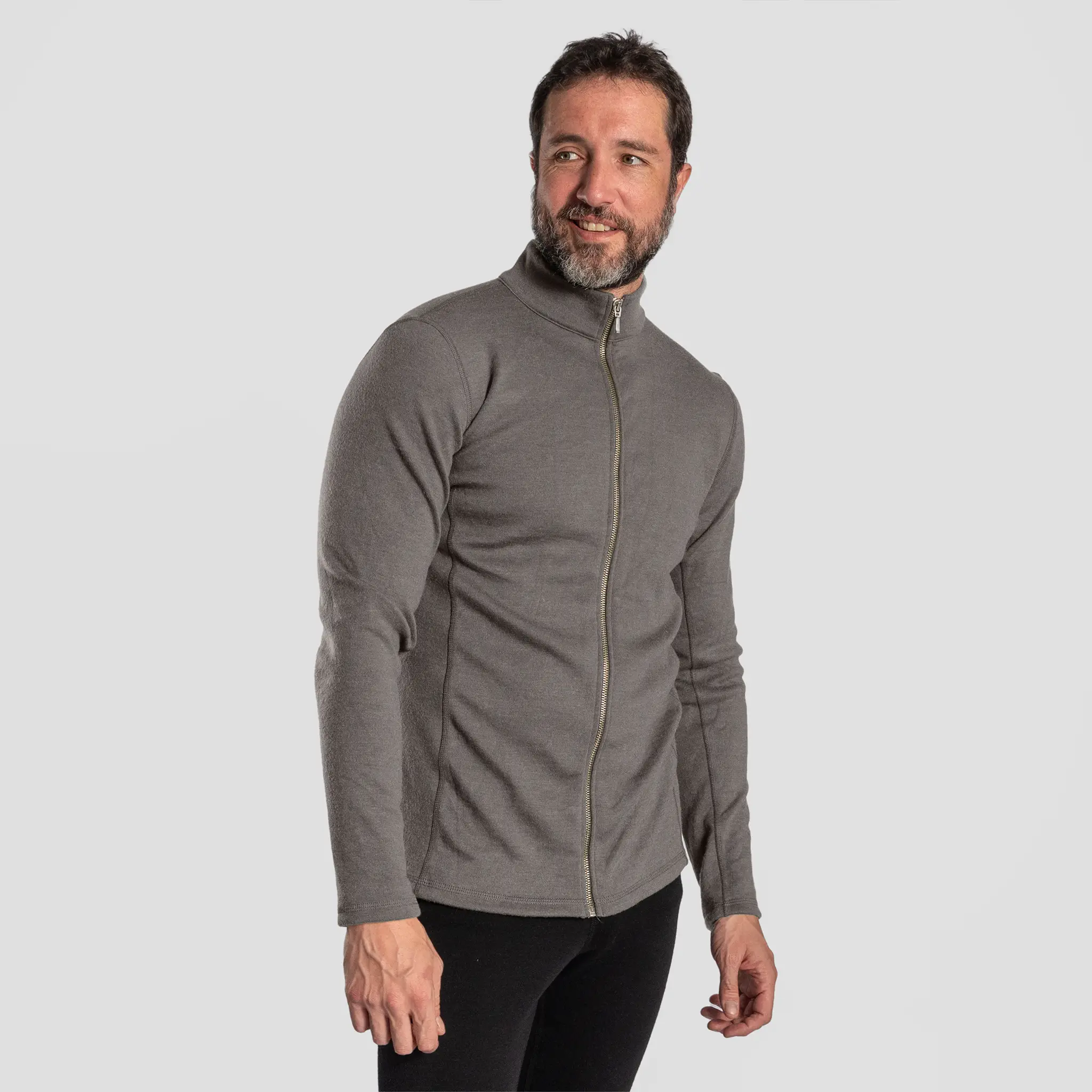 Men's Alpaca Wool Jacket: 420 Midweight Full-Zip - Image 26