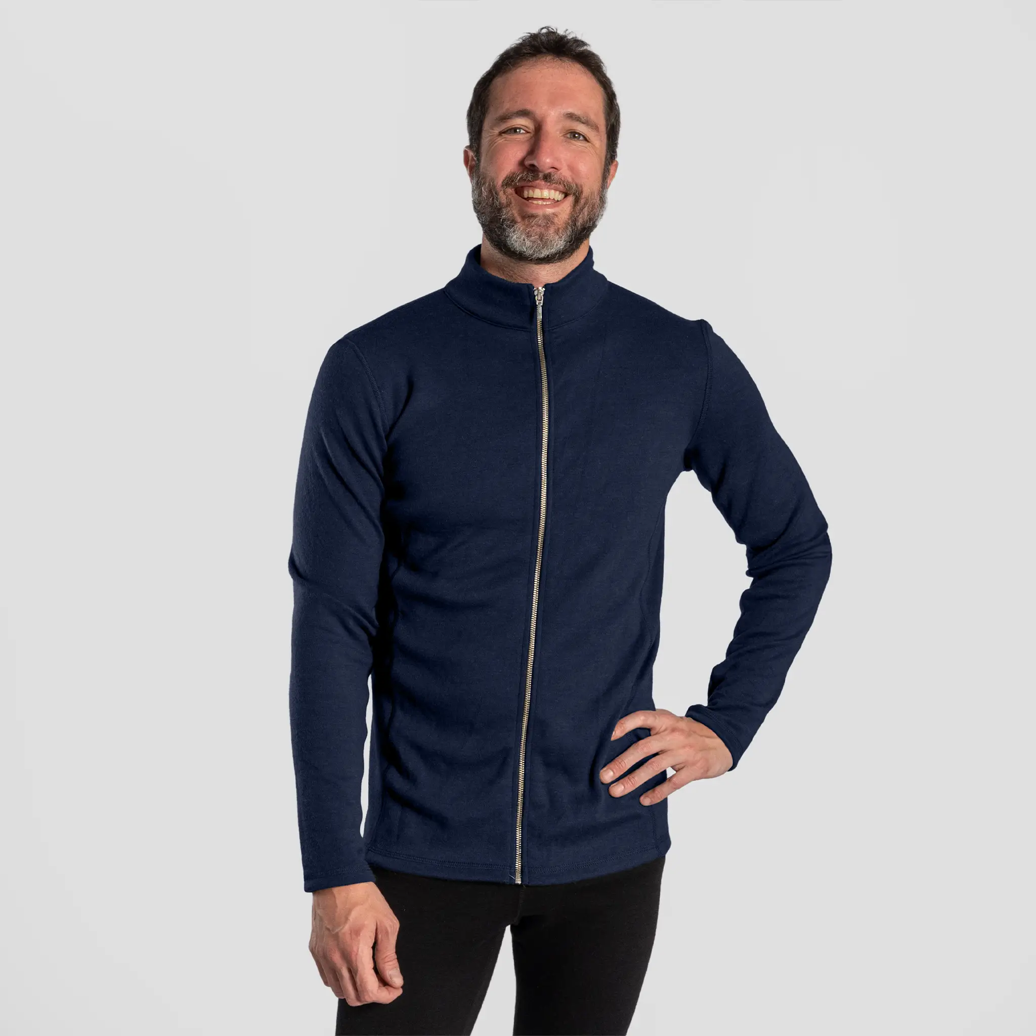Men's Alpaca Wool Jacket: 420 Midweight Full-Zip - Image 29