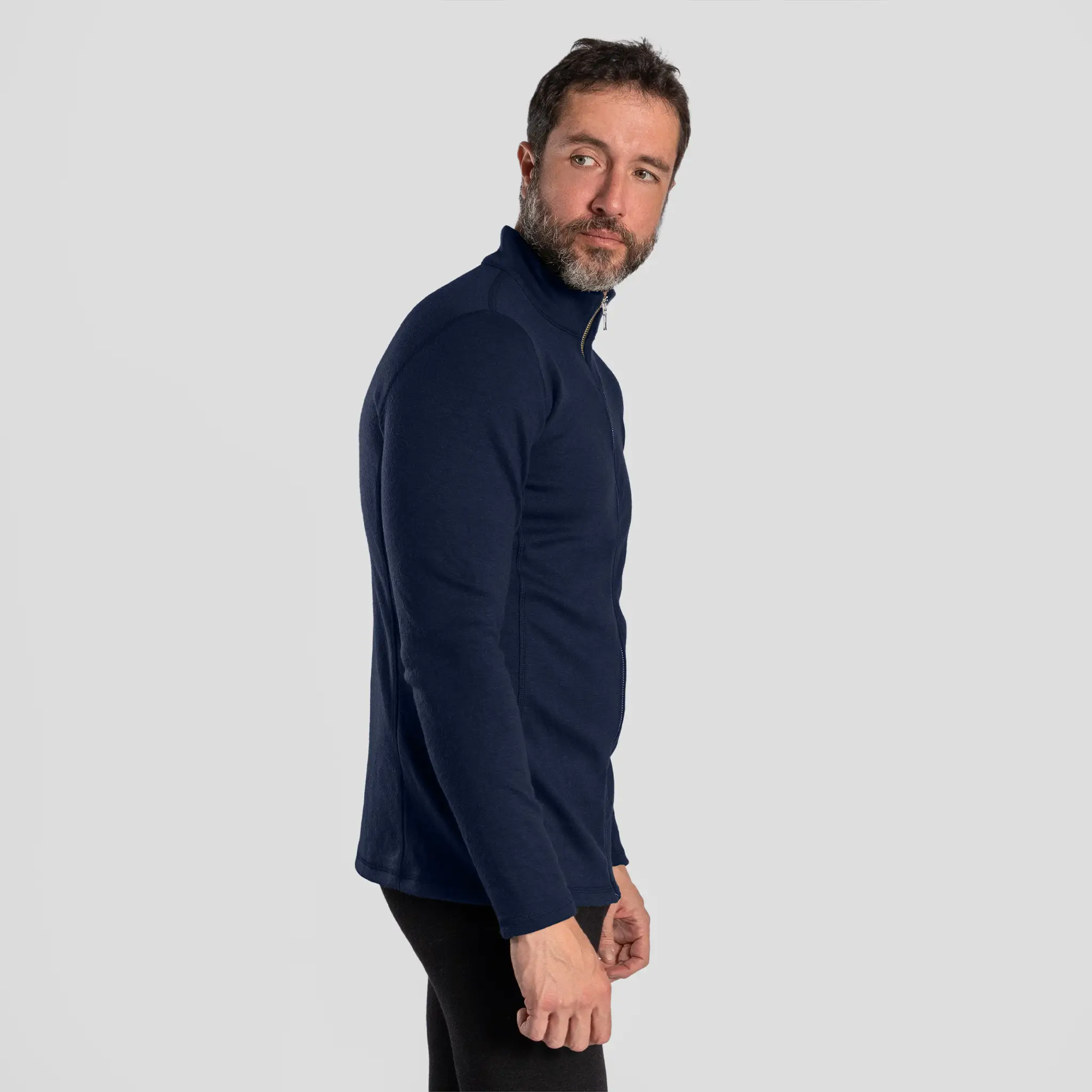 Men's Alpaca Wool Jacket: 420 Midweight Full-Zip - Image 30
