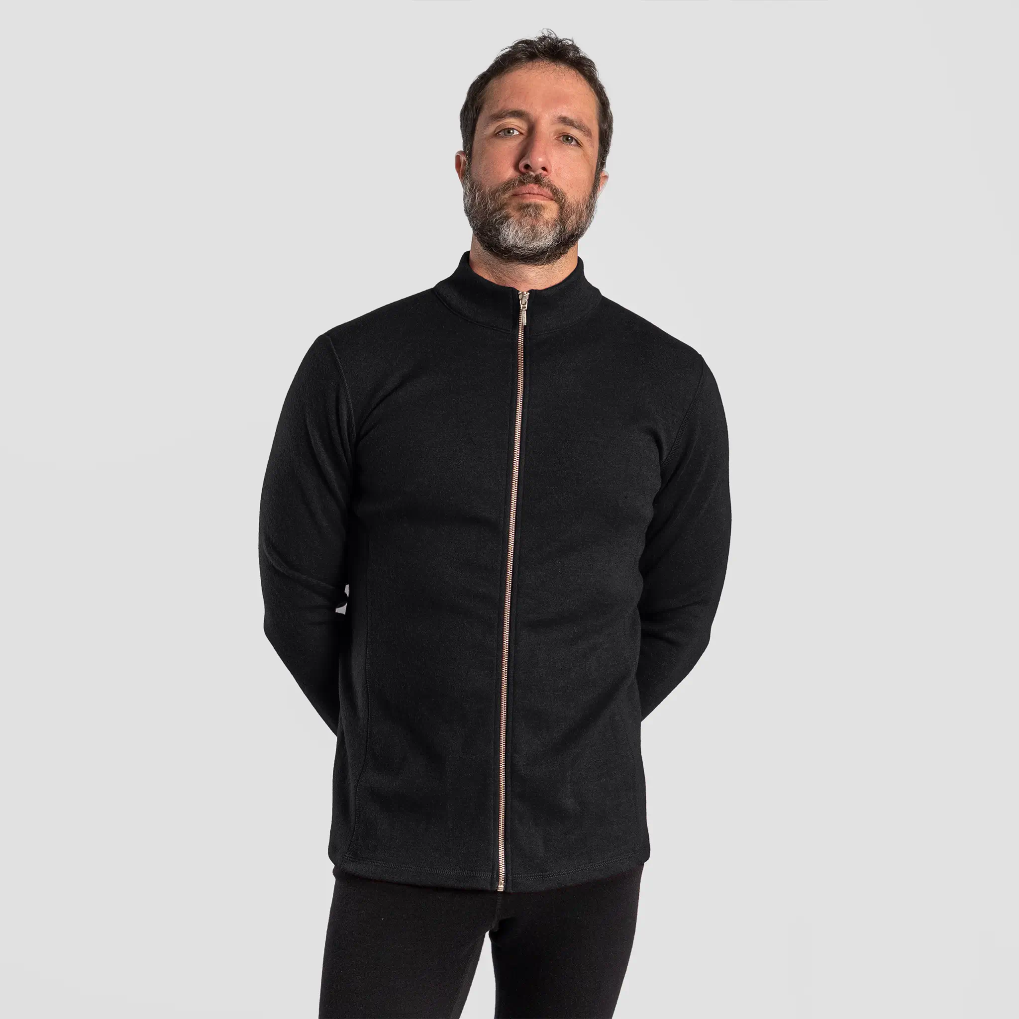 Men's Alpaca Wool Jacket: 420 Midweight Full-Zip - Image 6