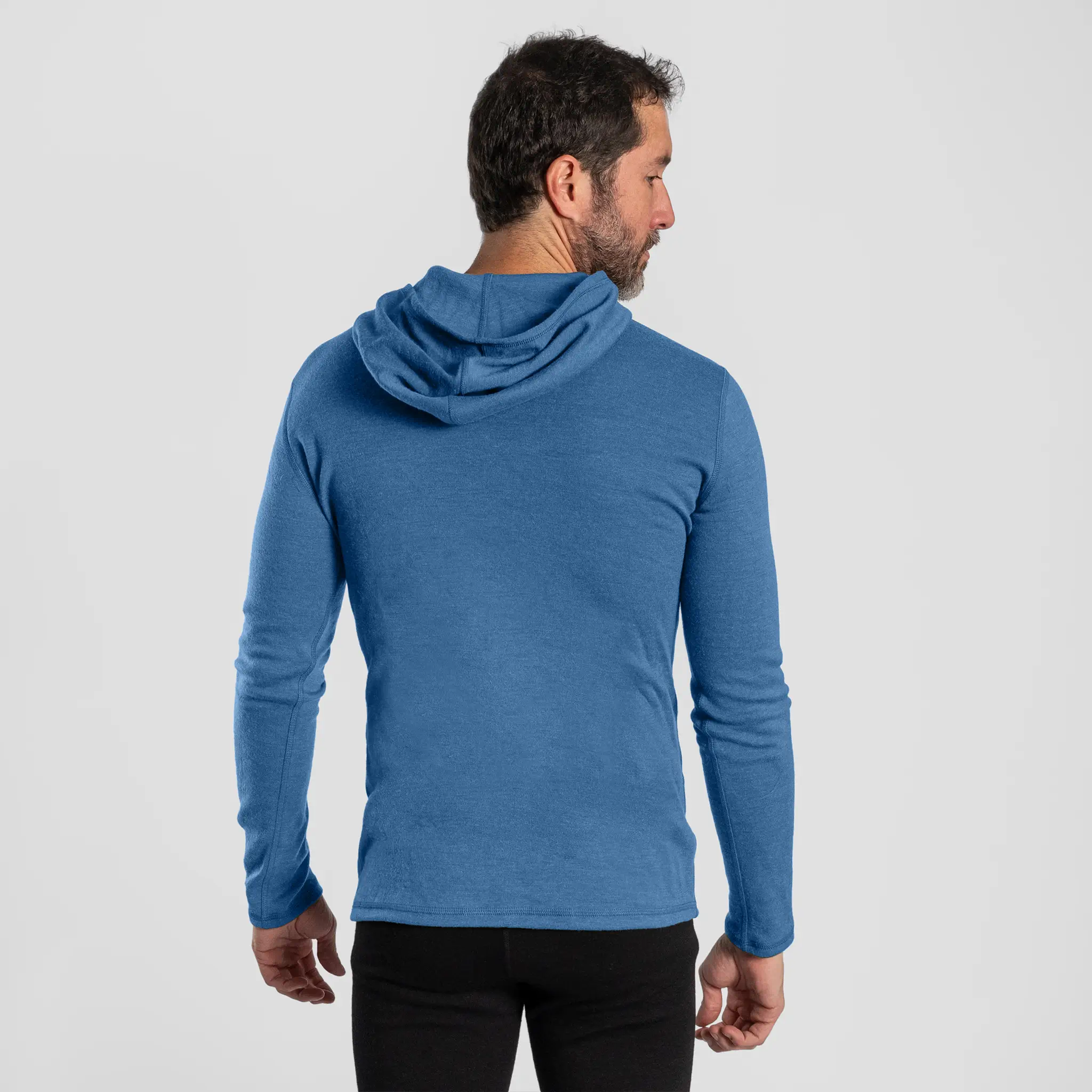 Men's Alpaca Wool Pullover Hoodie: 300 Lightweight - Image 5