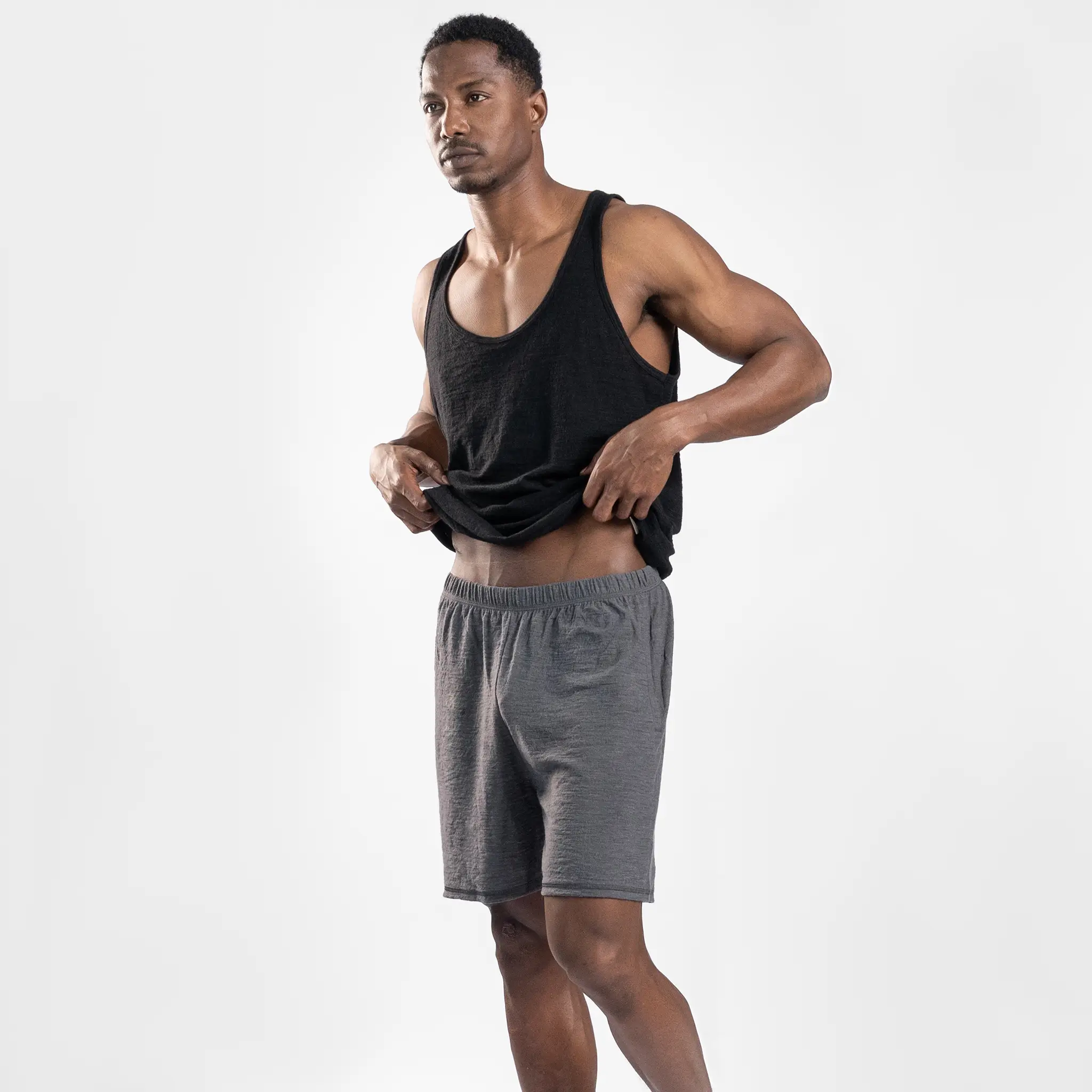 Men's Alpaca Wool Shorts: 160 Ultralight - Image 5