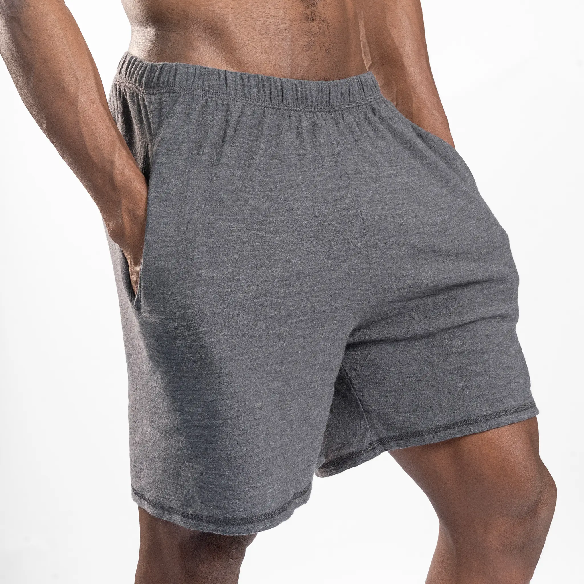 Men's Alpaca Wool Shorts: 160 Ultralight - Image 7