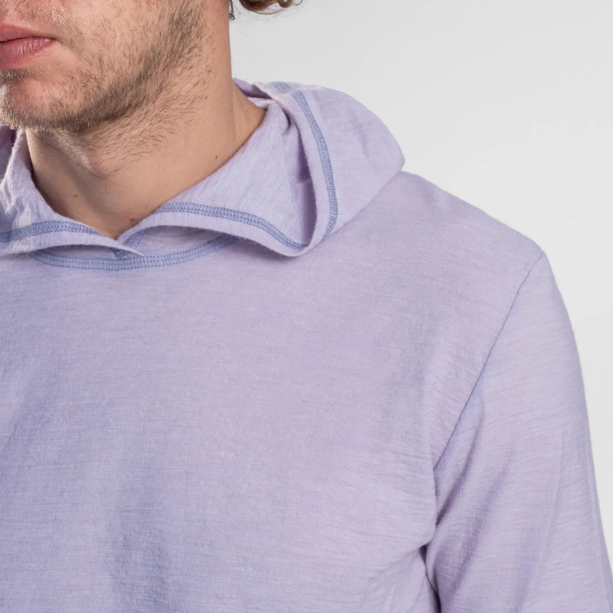 Men's Alpaca Wool Sun Hoodie: 160 Ultralight - Image 24