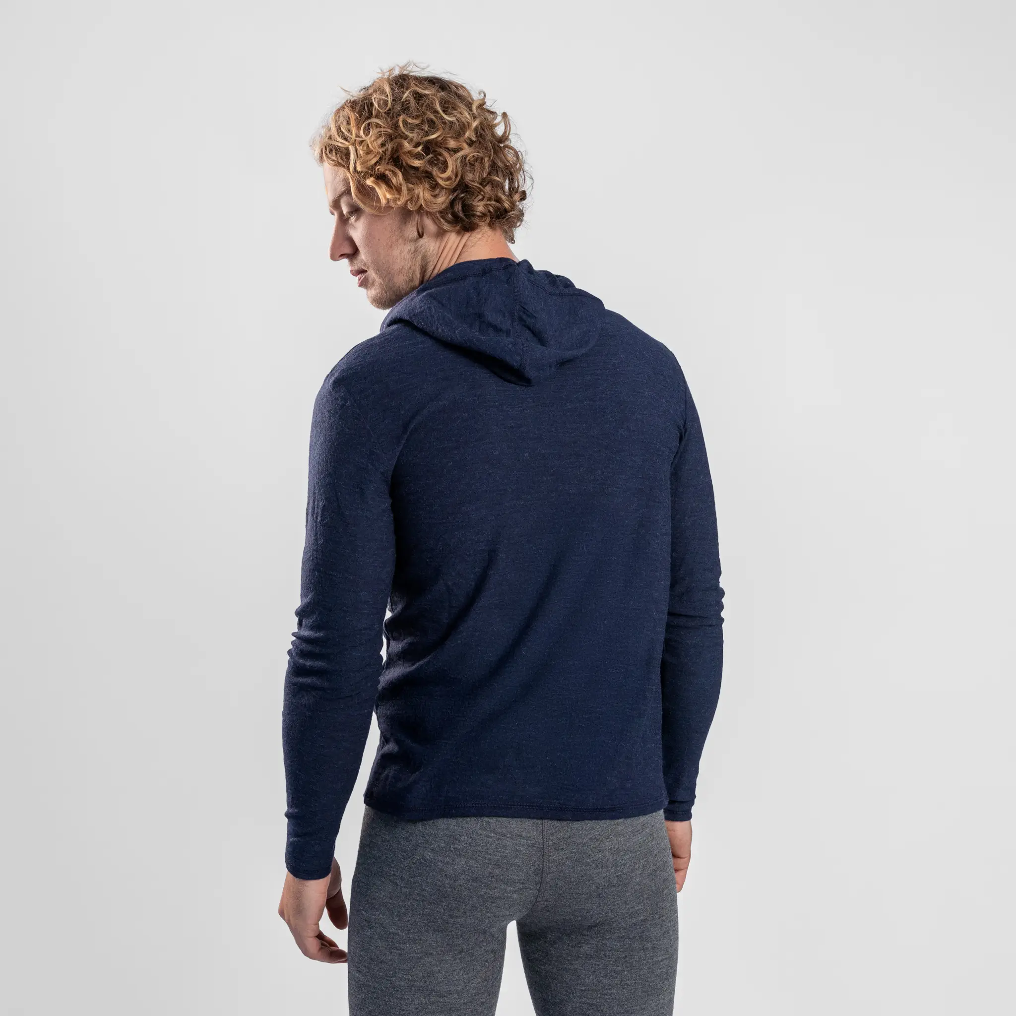 Men's Alpaca Wool Sun Hoodie: 160 Ultralight - Image 31