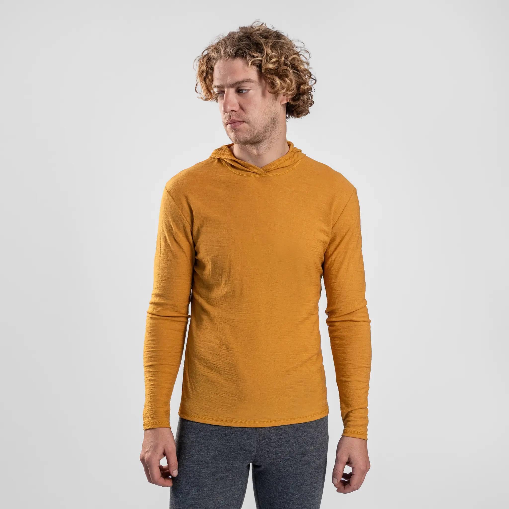 Men's Alpaca Wool Sun Hoodie: 160 Ultralight - Image 9