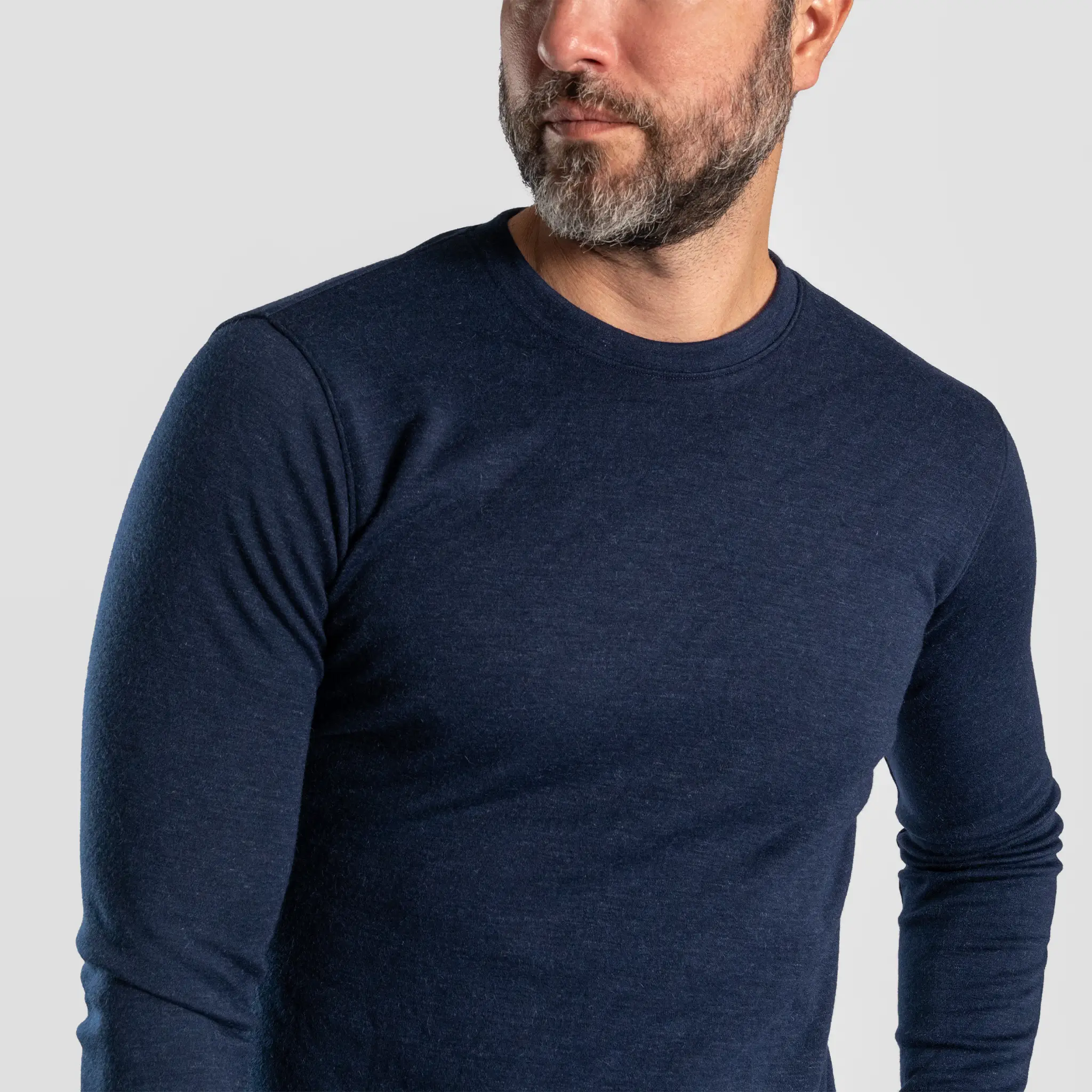 Men's Alpaca Wool Sweater: 300 Lightweight - Image 22